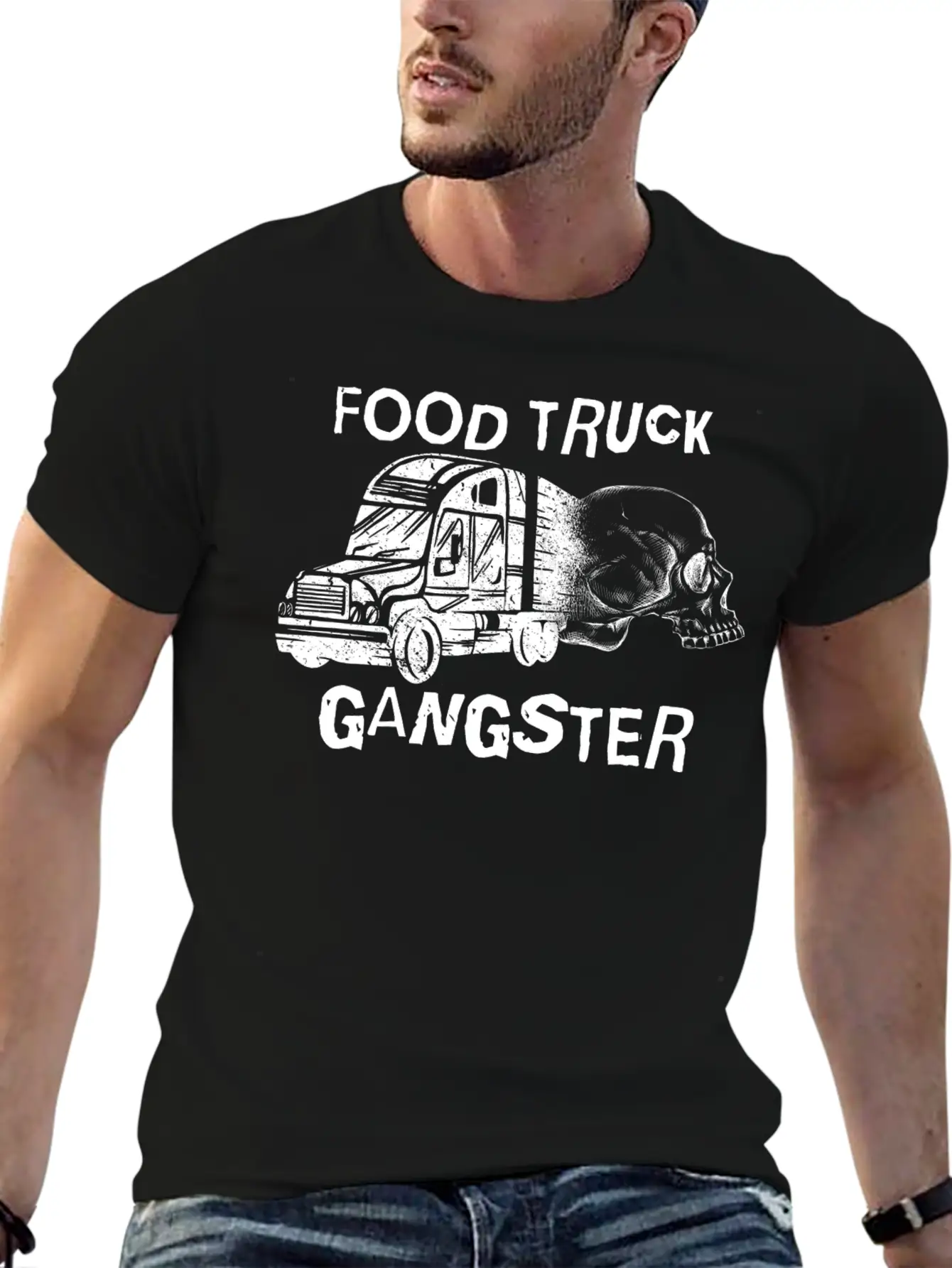 Food Truck Gangster 2 Basic Graphic T-Shirt ¨C Daily Comfort In Soft Cotton