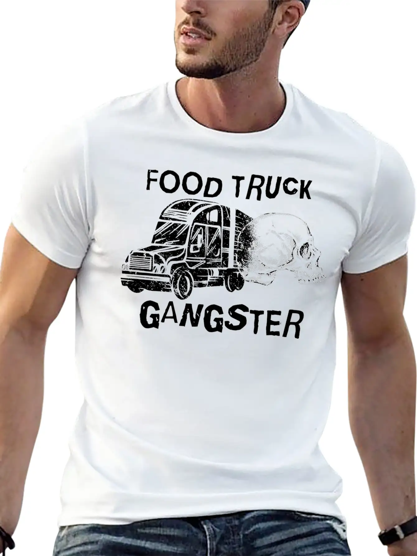 Food Truck Gangster 2 Basic Graphic T-Shirt ¨C Daily Comfort In Soft Cotton