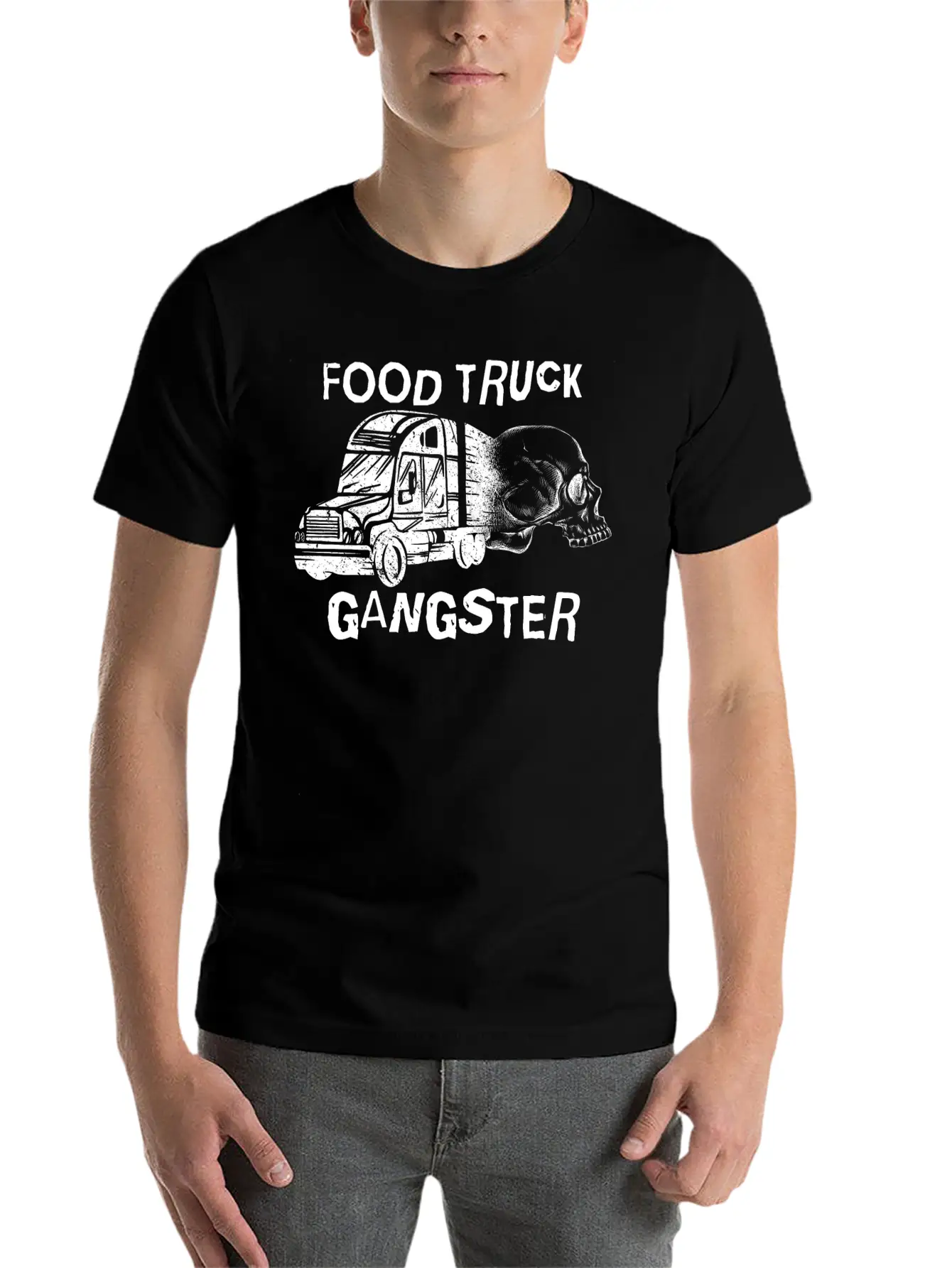 Food Truck Gangster 2 Basic Graphic T-Shirt ¨C Daily Comfort In Soft Cotton