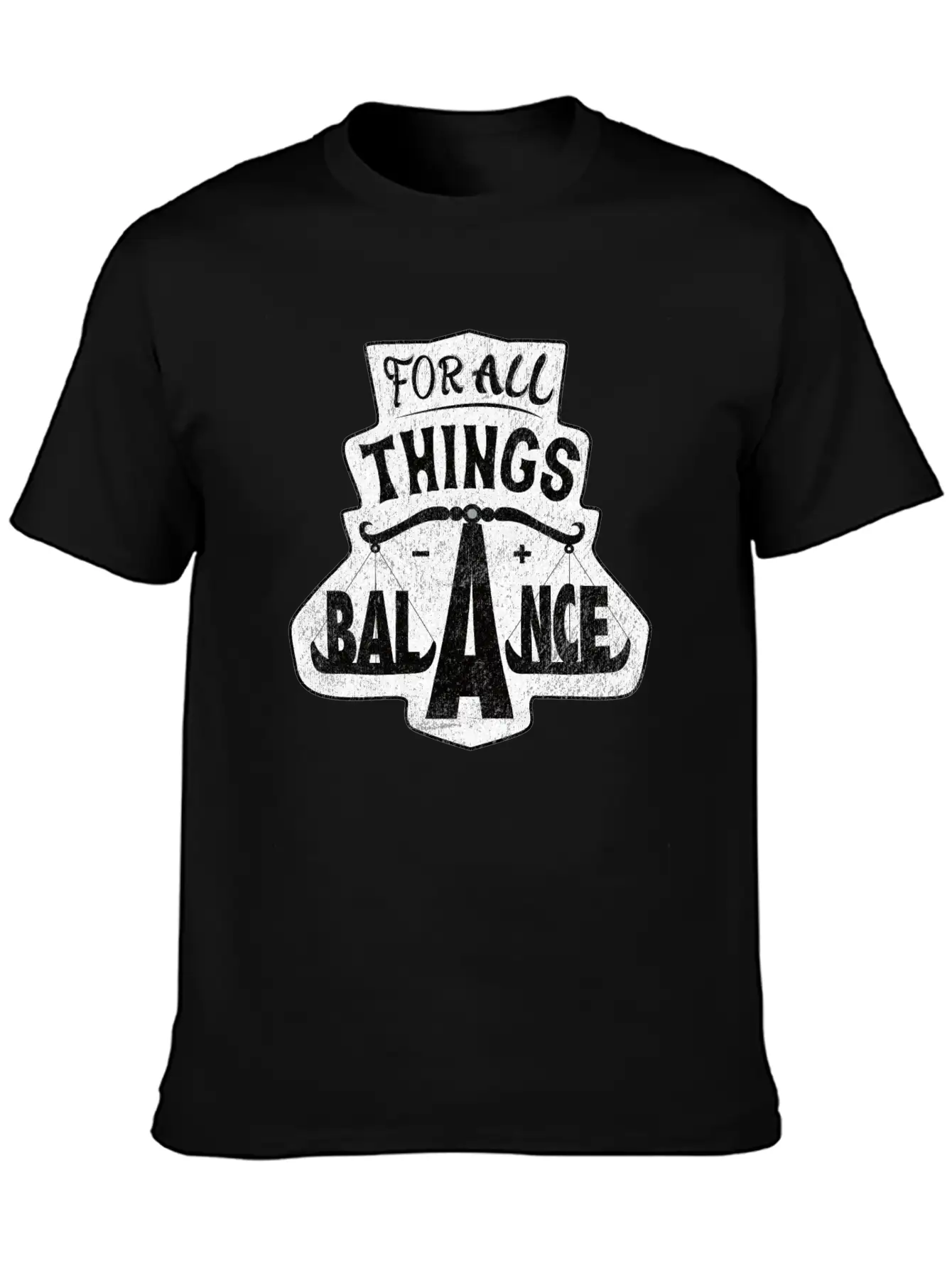 For All Things Balance Soft Cotton Short Sleeve Tee ¨C Unisex Wardrobe Staple