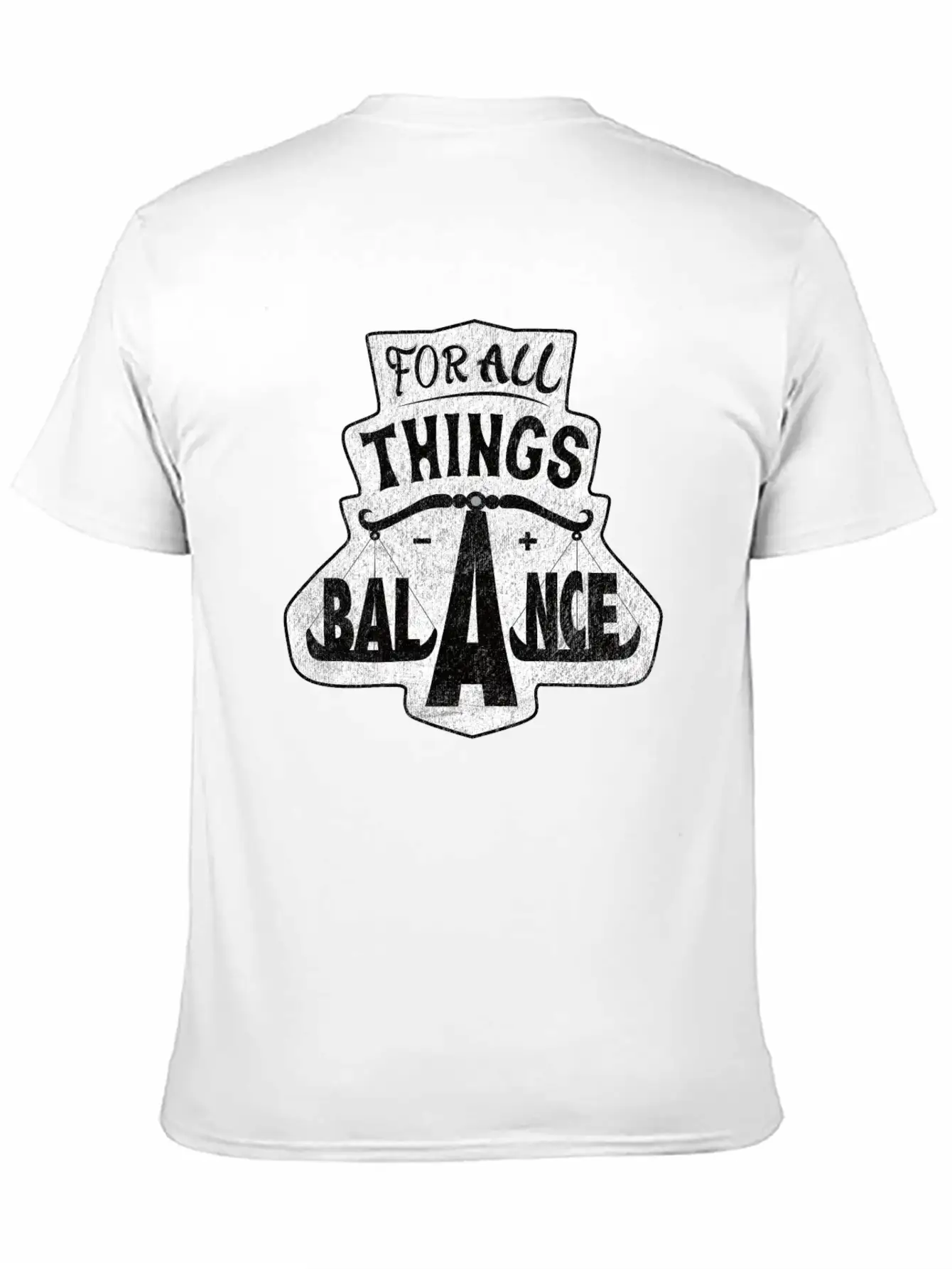 For All Things Balance Soft Cotton Short Sleeve Tee ¨C Unisex Wardrobe Staple