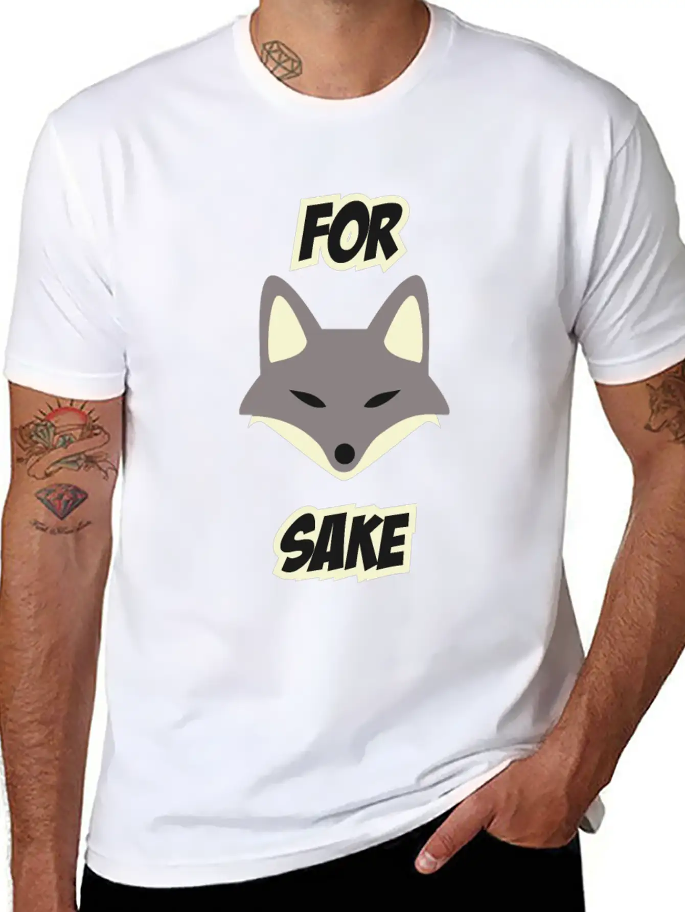 For Fox Sake - Fox Essential Cotton Tee For Daily Outfits ¨C Unisex Style