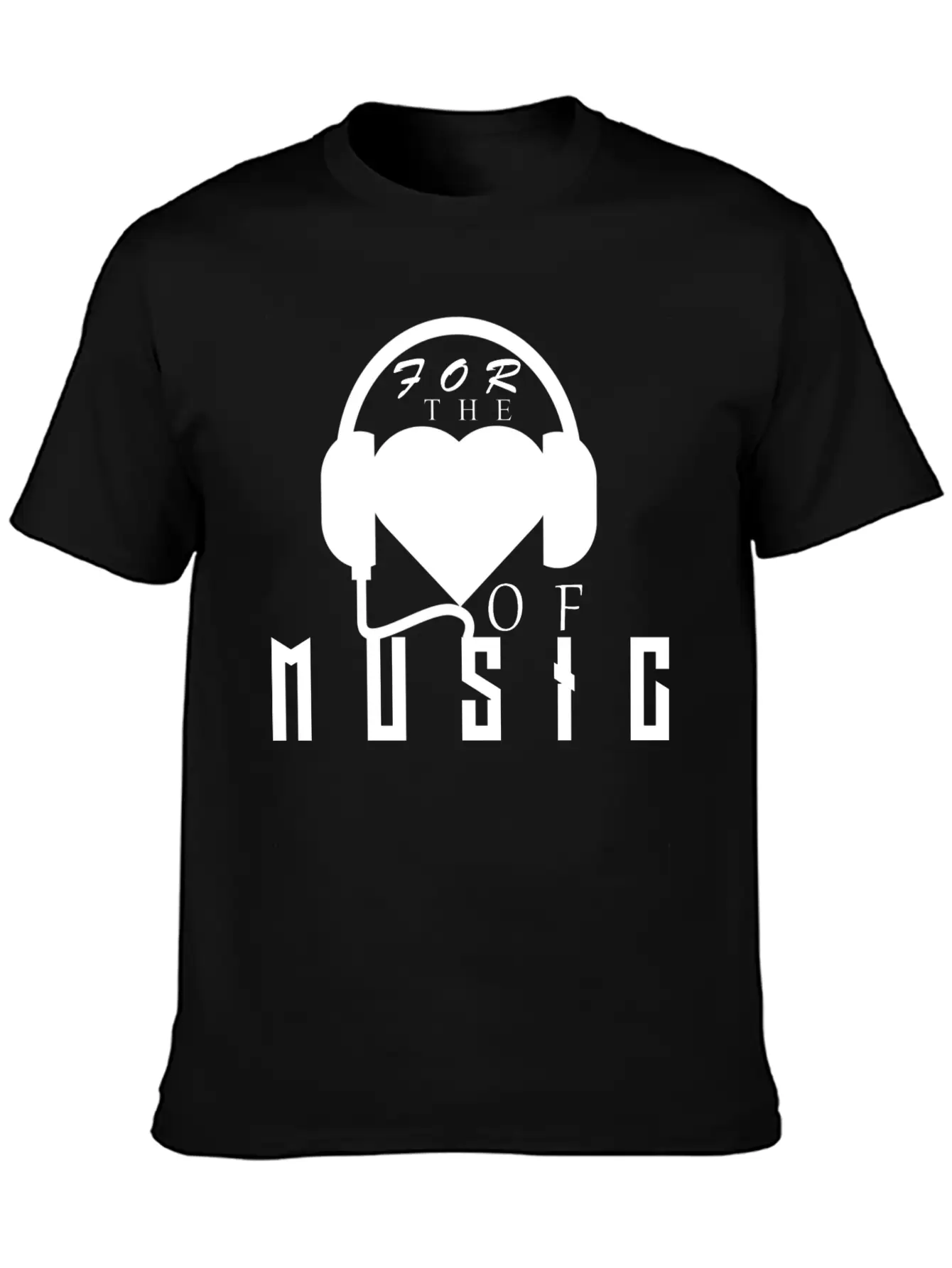 For The Love Of Music Basic Graphic T-Shirt ¨C Daily Comfort In Soft Cotton