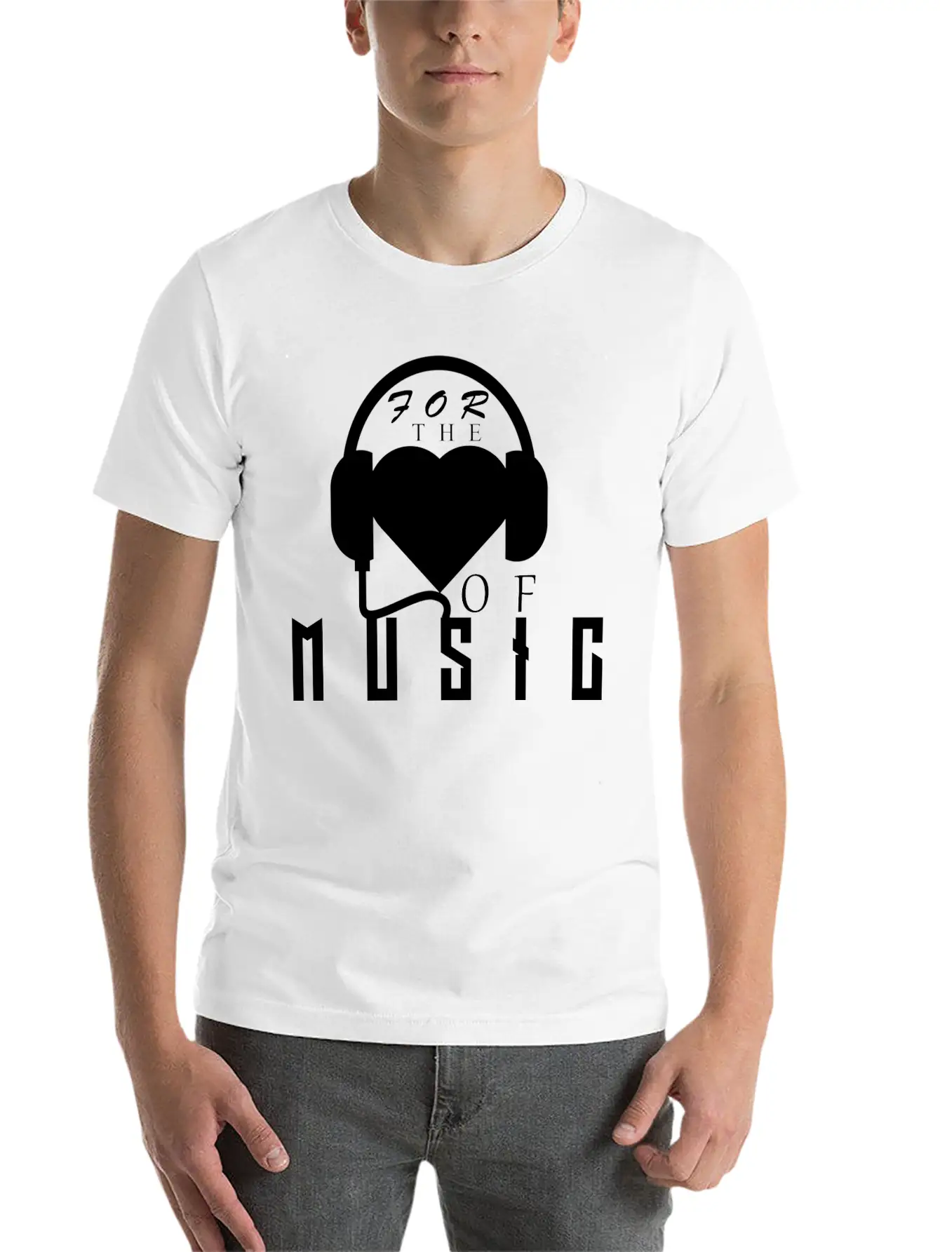 For The Love Of Music Basic Graphic T-Shirt ¨C Daily Comfort In Soft Cotton