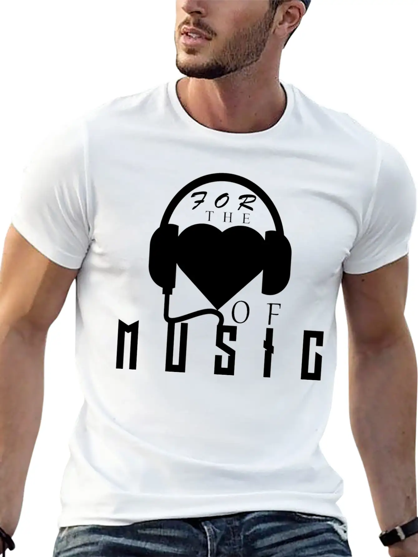 For The Love Of Music Basic Graphic T-Shirt ¨C Daily Comfort In Soft Cotton