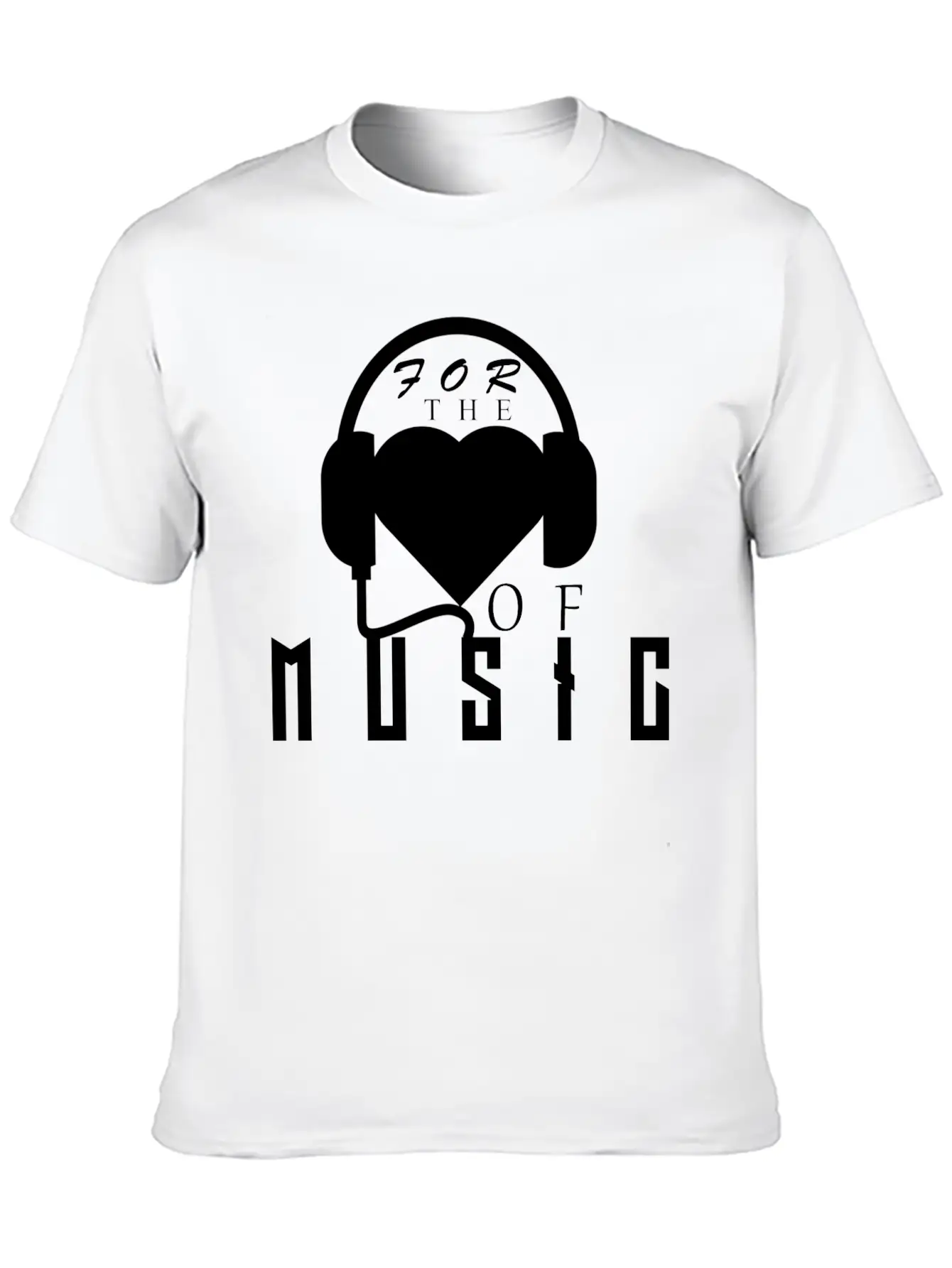 For The Love Of Music Basic Graphic T-Shirt ¨C Daily Comfort In Soft Cotton