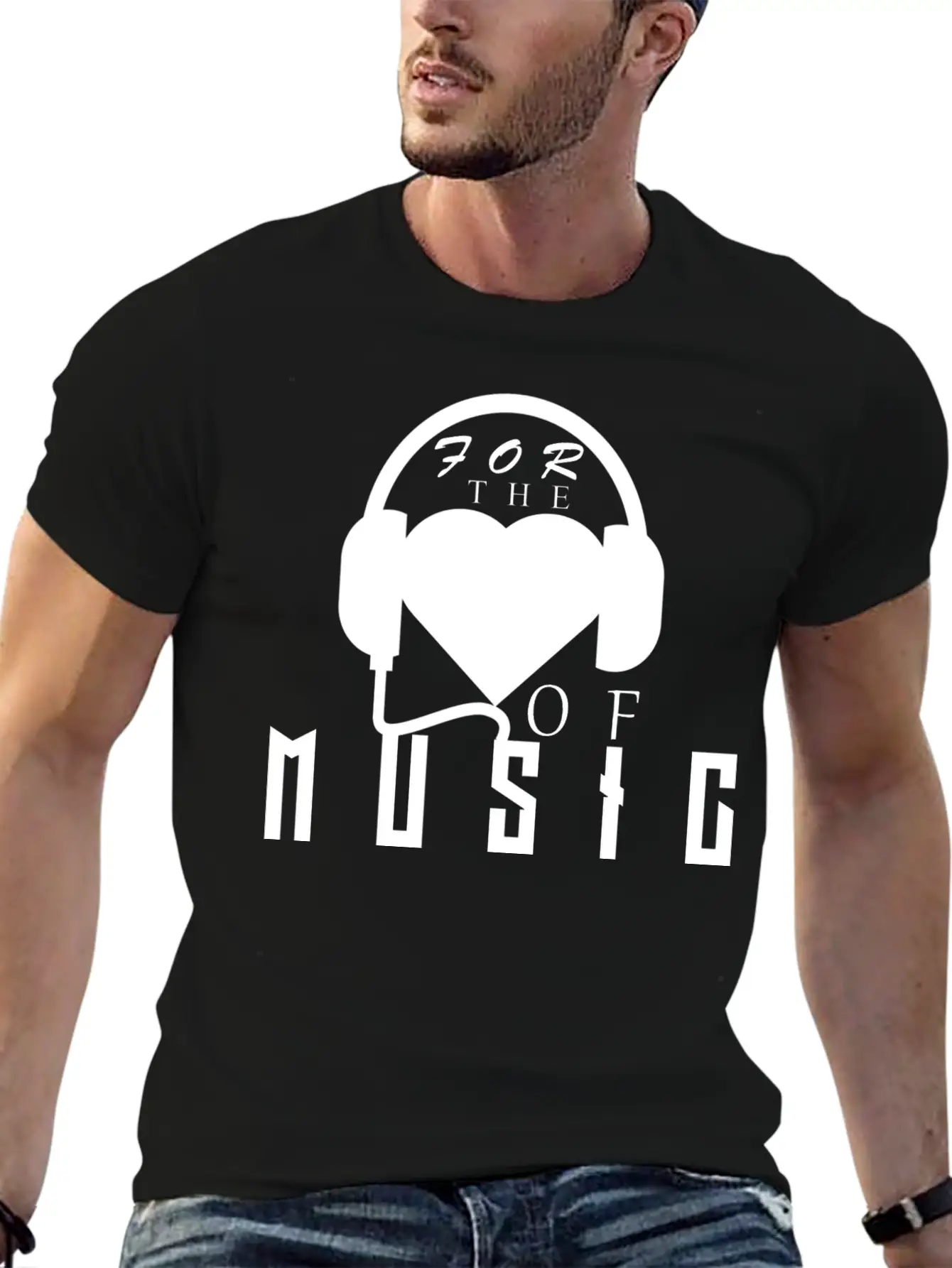 For The Love Of Music Basic Graphic T-Shirt ¨C Daily Comfort In Soft Cotton
