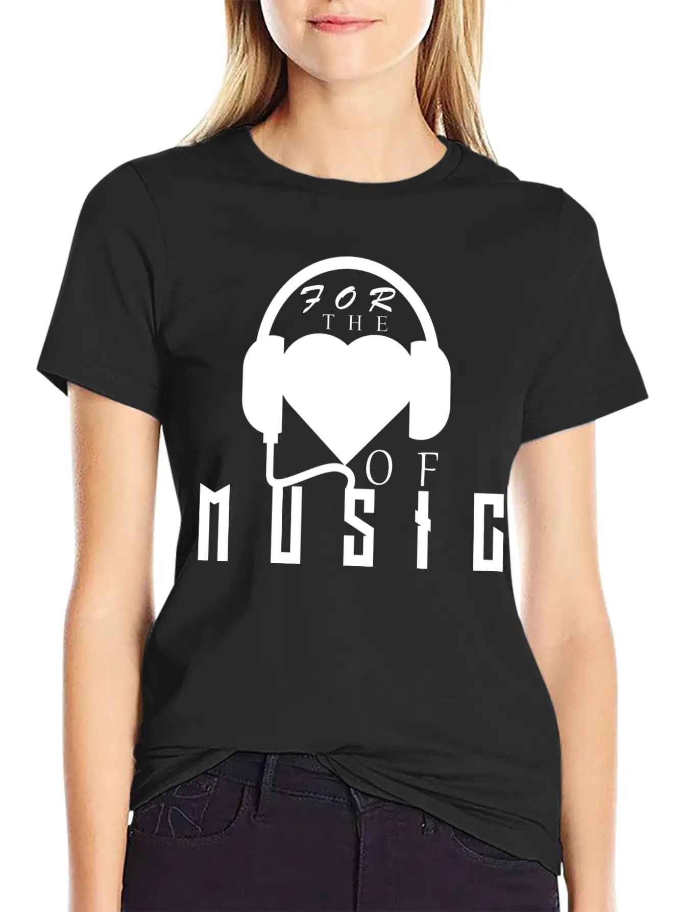 For The Love Of Music Basic Graphic T-Shirt ¨C Daily Comfort In Soft Cotton