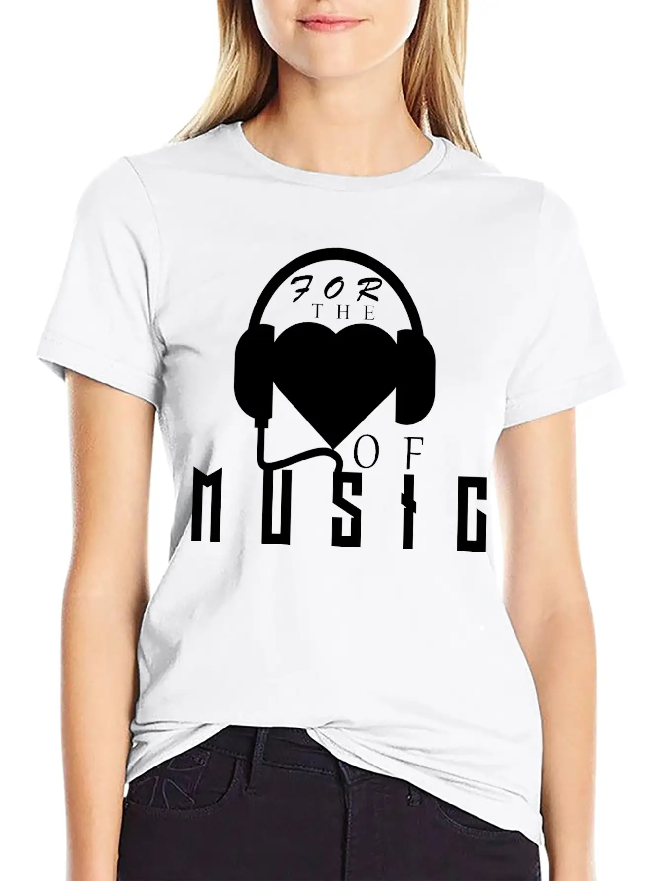 For The Love Of Music Basic Graphic T-Shirt ¨C Daily Comfort In Soft Cotton