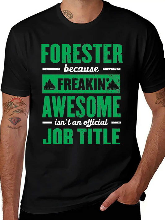 Forest Forester Forest Lumberjack Fir Trees Nature Essential Cotton Tee For Daily Outfits ¨C Unisex Style