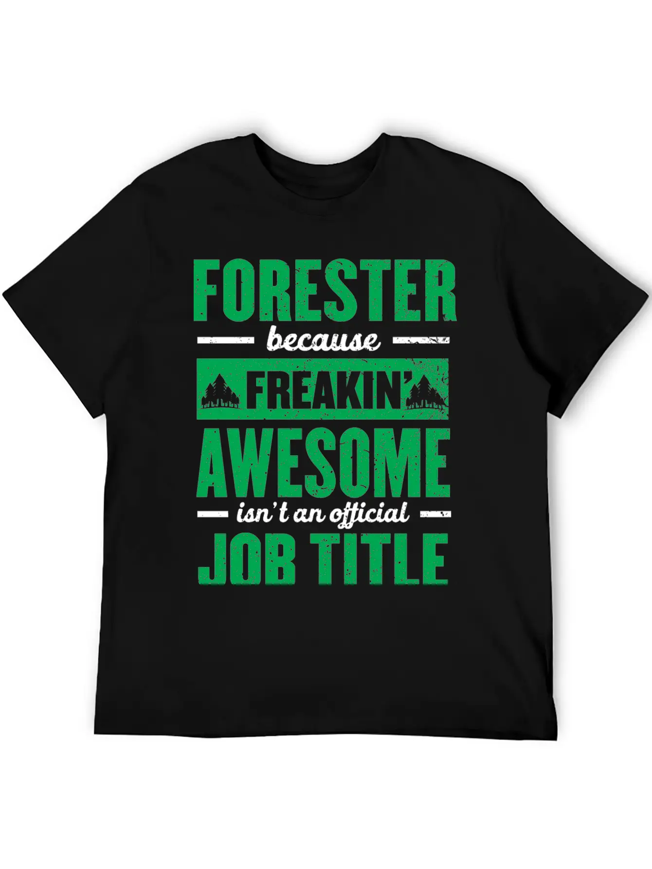 Forest Forester Forest Lumberjack Fir Trees Nature Essential Cotton Tee For Daily Outfits ¨C Unisex Style