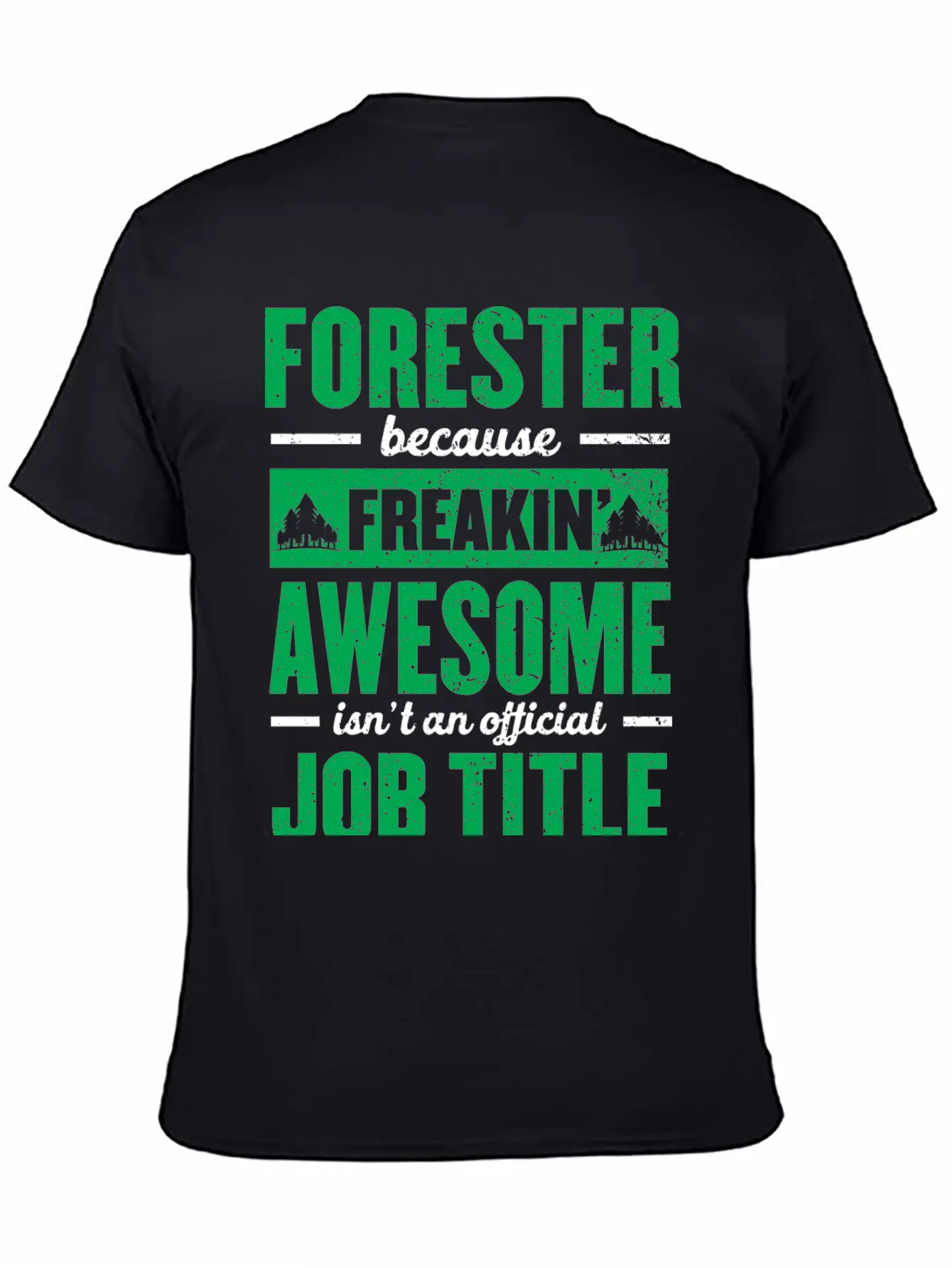 Forest Forester Forest Lumberjack Fir Trees Nature Essential Cotton Tee For Daily Outfits ¨C Unisex Style