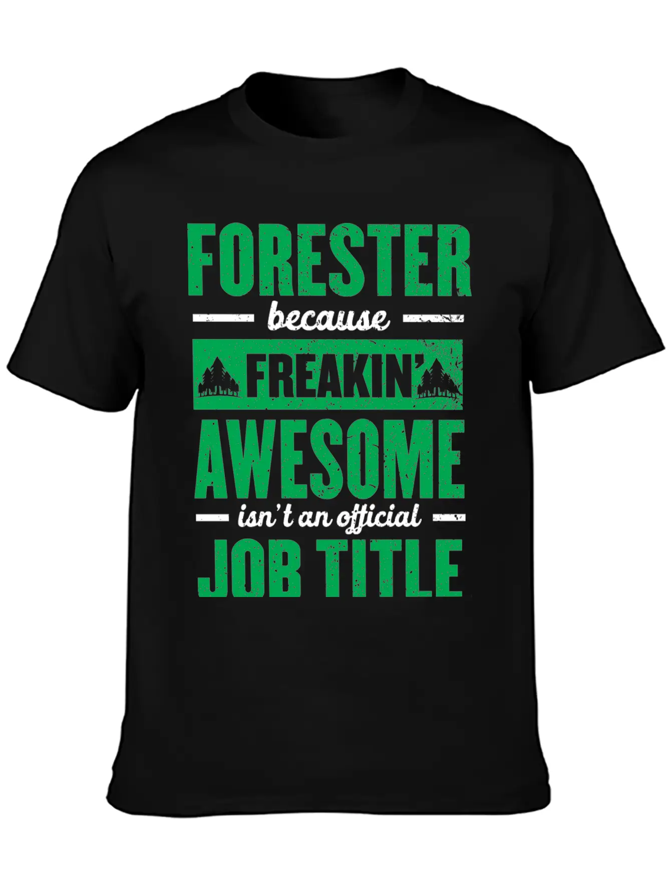 Forest Forester Forest Lumberjack Fir Trees Nature Essential Cotton Tee For Daily Outfits ¨C Unisex Style