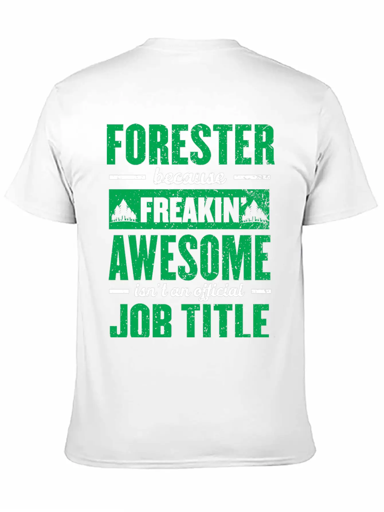 Forest Forester Forest Lumberjack Fir Trees Nature Essential Cotton Tee For Daily Outfits ¨C Unisex Style