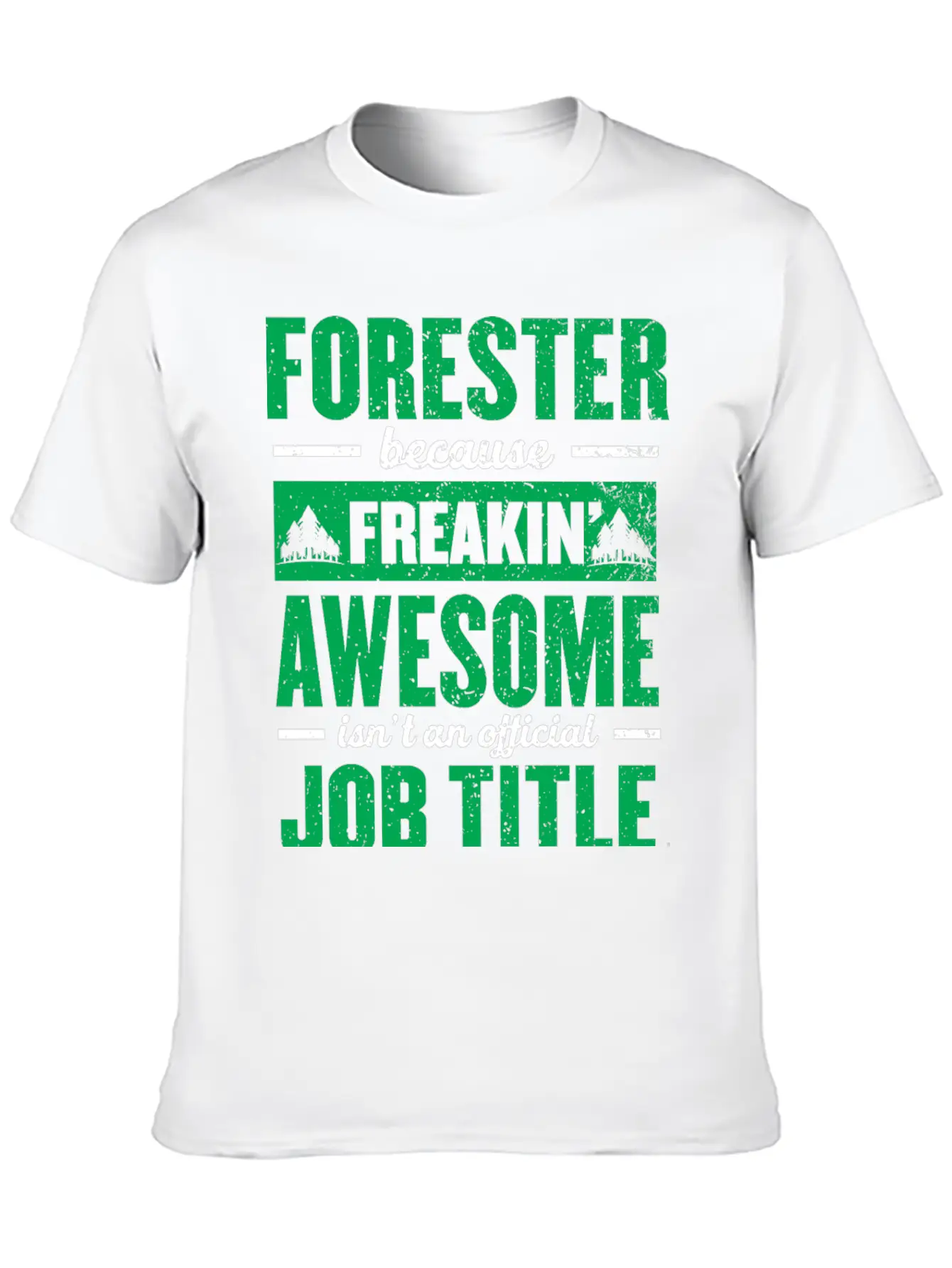 Forest Forester Forest Lumberjack Fir Trees Nature Essential Cotton Tee For Daily Outfits ¨C Unisex Style