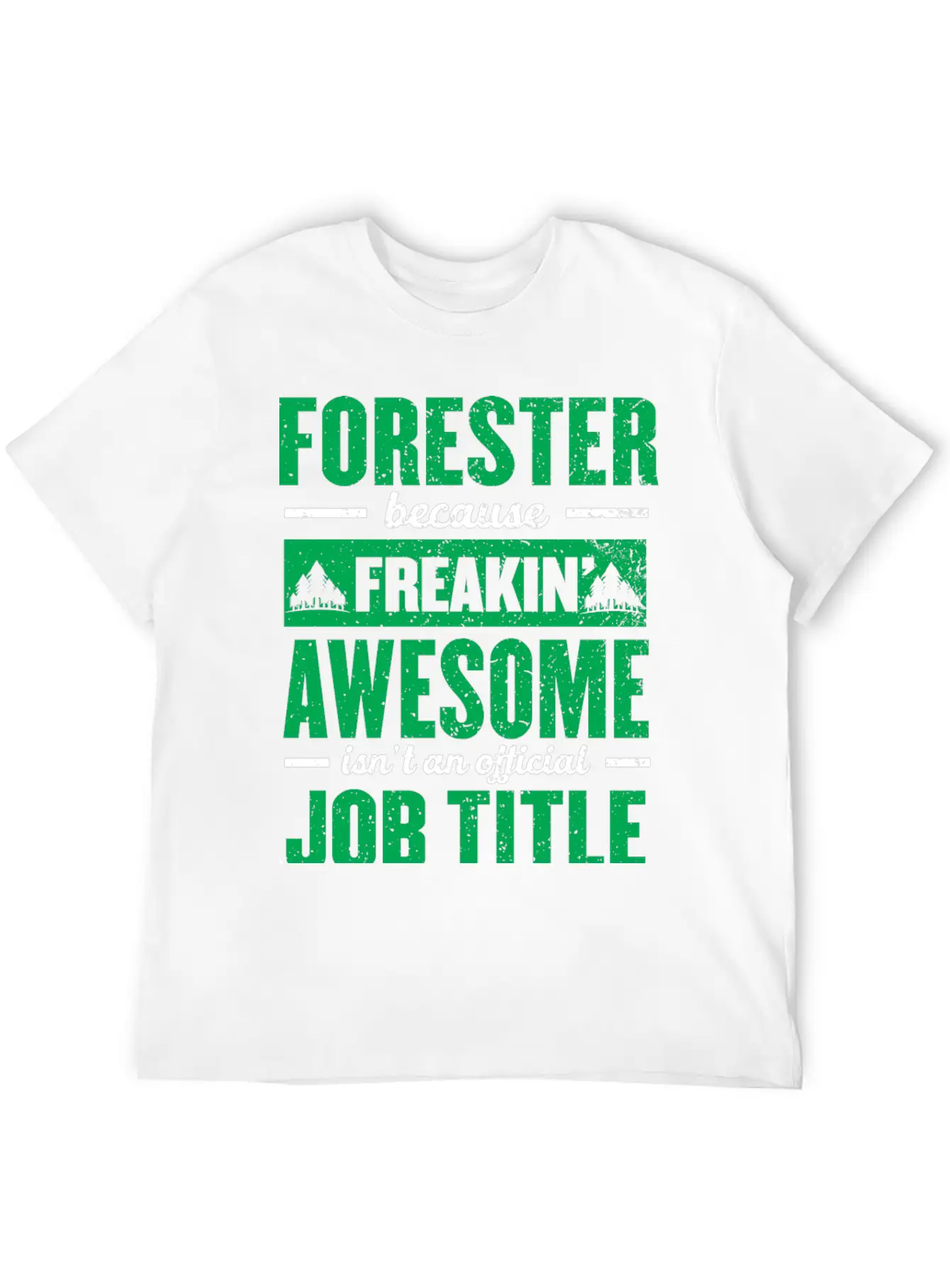 Forest Forester Forest Lumberjack Fir Trees Nature Essential Cotton Tee For Daily Outfits ¨C Unisex Style
