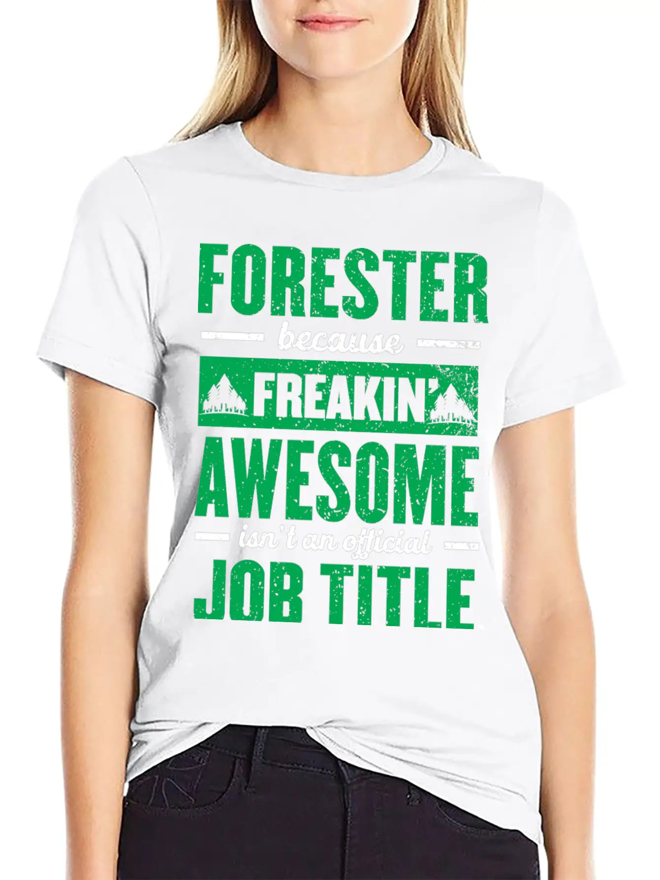 Forest Forester Forest Lumberjack Fir Trees Nature Essential Cotton Tee For Daily Outfits ¨C Unisex Style