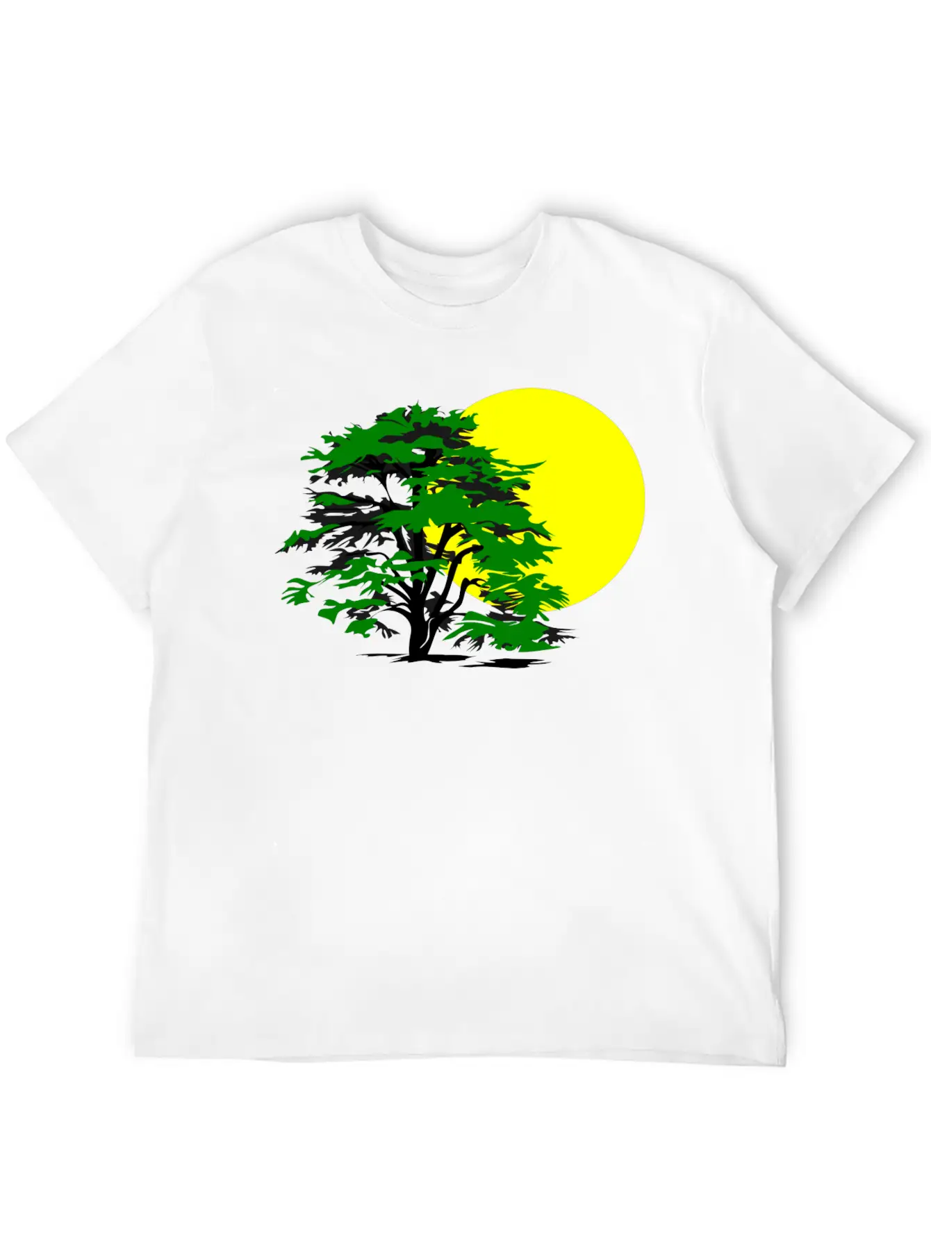 Forest Woods Woodland Wald Tree Baumstamm89 Unisex Casual T-Shirt ¨C Clean Design For Daily Comfort