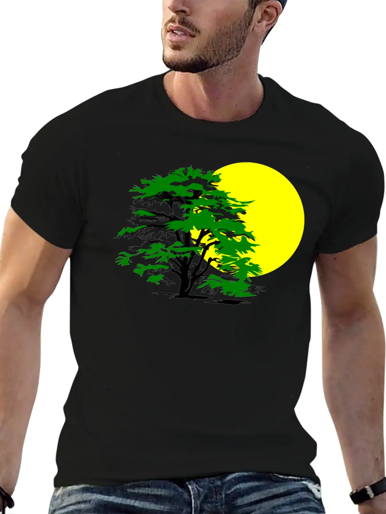 Forest Woods Woodland Wald Tree Baumstamm89 Unisex Casual T-Shirt ¨C Clean Design For Daily Comfort
