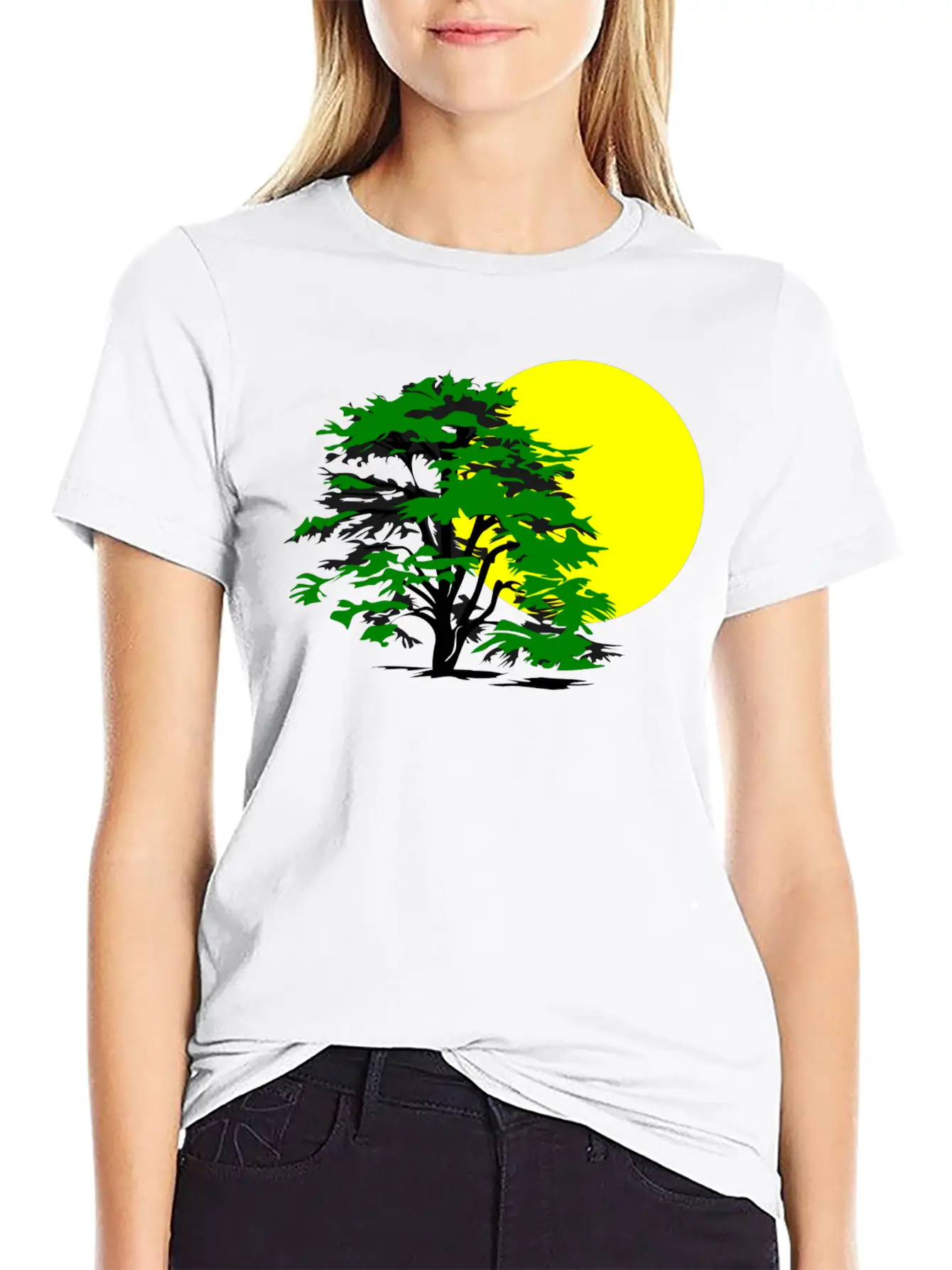 Forest Woods Woodland Wald Tree Baumstamm89 Unisex Casual T-Shirt ¨C Clean Design For Daily Comfort