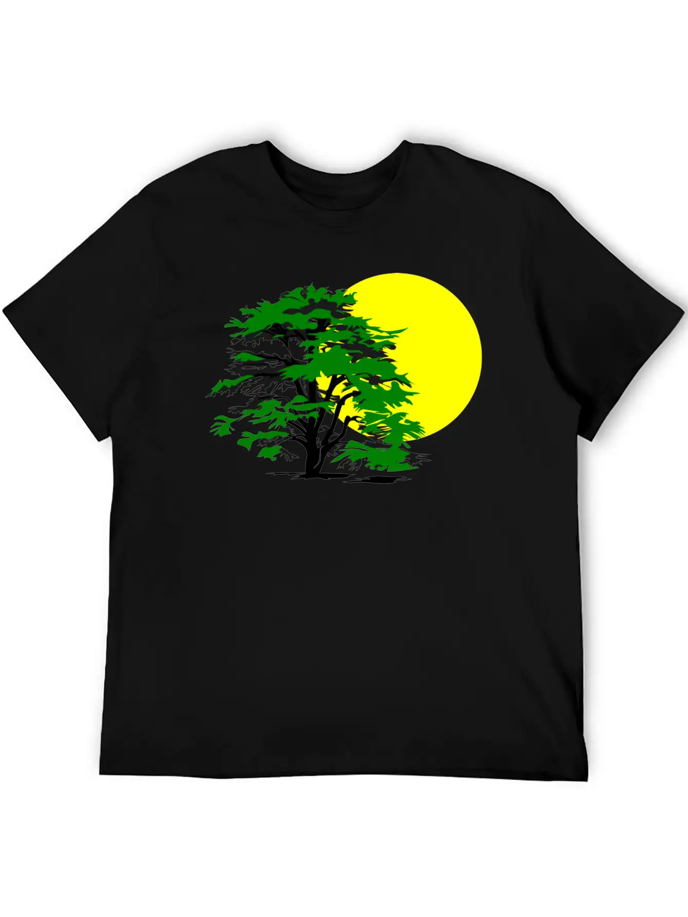 Forest Woods Woodland Wald Tree Baumstamm89 Unisex Casual T-Shirt ¨C Clean Design For Daily Comfort