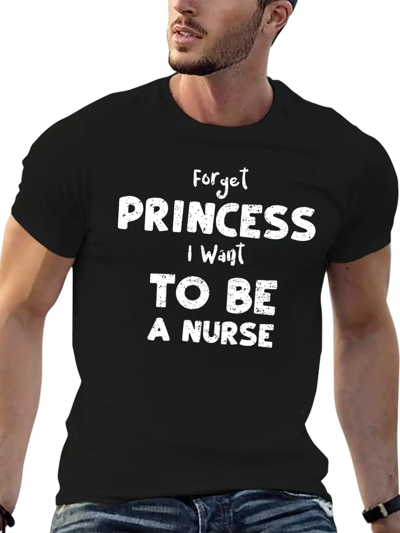Forget Princess I Want To Be A N... Essential Cotton Tee For Daily Outfits ¨C Unisex Style