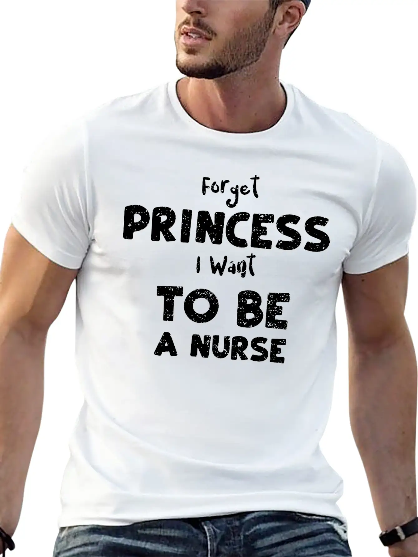 Forget Princess I Want To Be A N... Essential Cotton Tee For Daily Outfits ¨C Unisex Style
