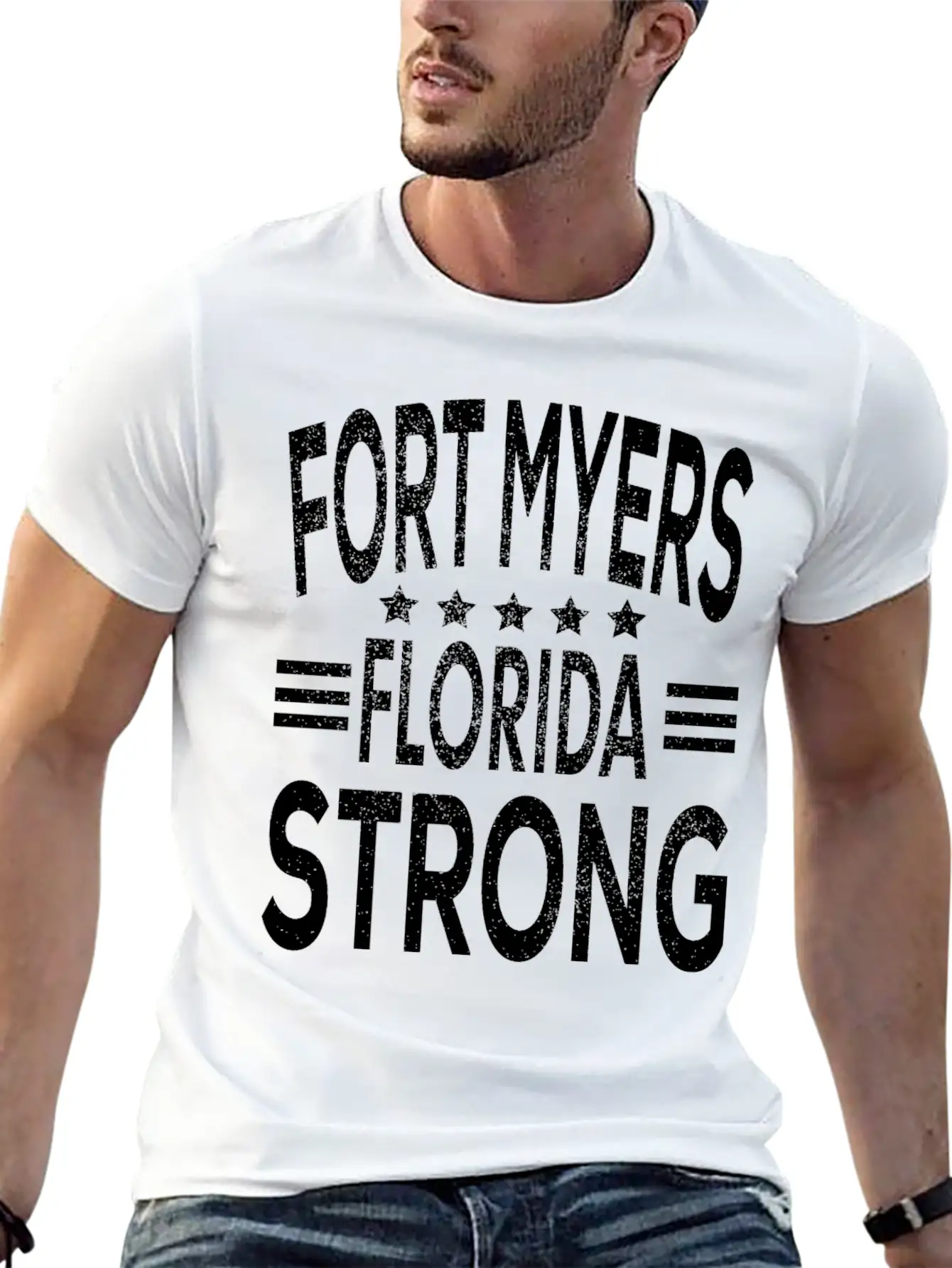 Fort Myers Florida Strong Basic Graphic T-Shirt ¨C Daily Comfort In Soft Cotton
