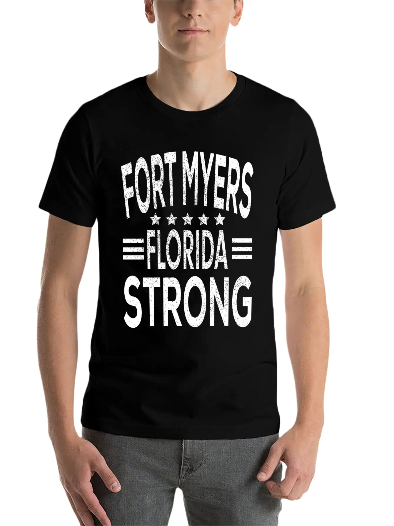Fort Myers Florida Strong Basic Graphic T-Shirt ¨C Daily Comfort In Soft Cotton