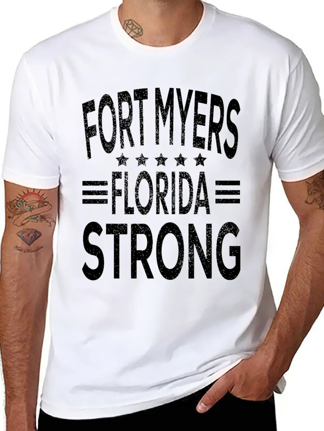 Fort Myers Florida Strong Basic Graphic T-Shirt ¨C Daily Comfort In Soft Cotton