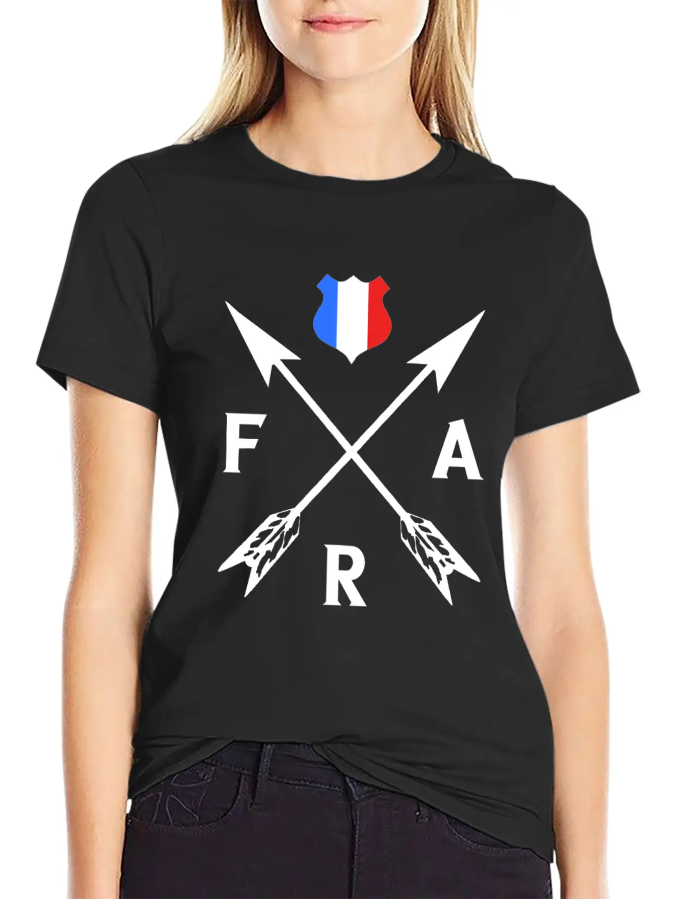 France Nationality Soccer Team Souvenir Gifts Unisex Casual T-Shirt ¨C Clean Design For Daily Comfort