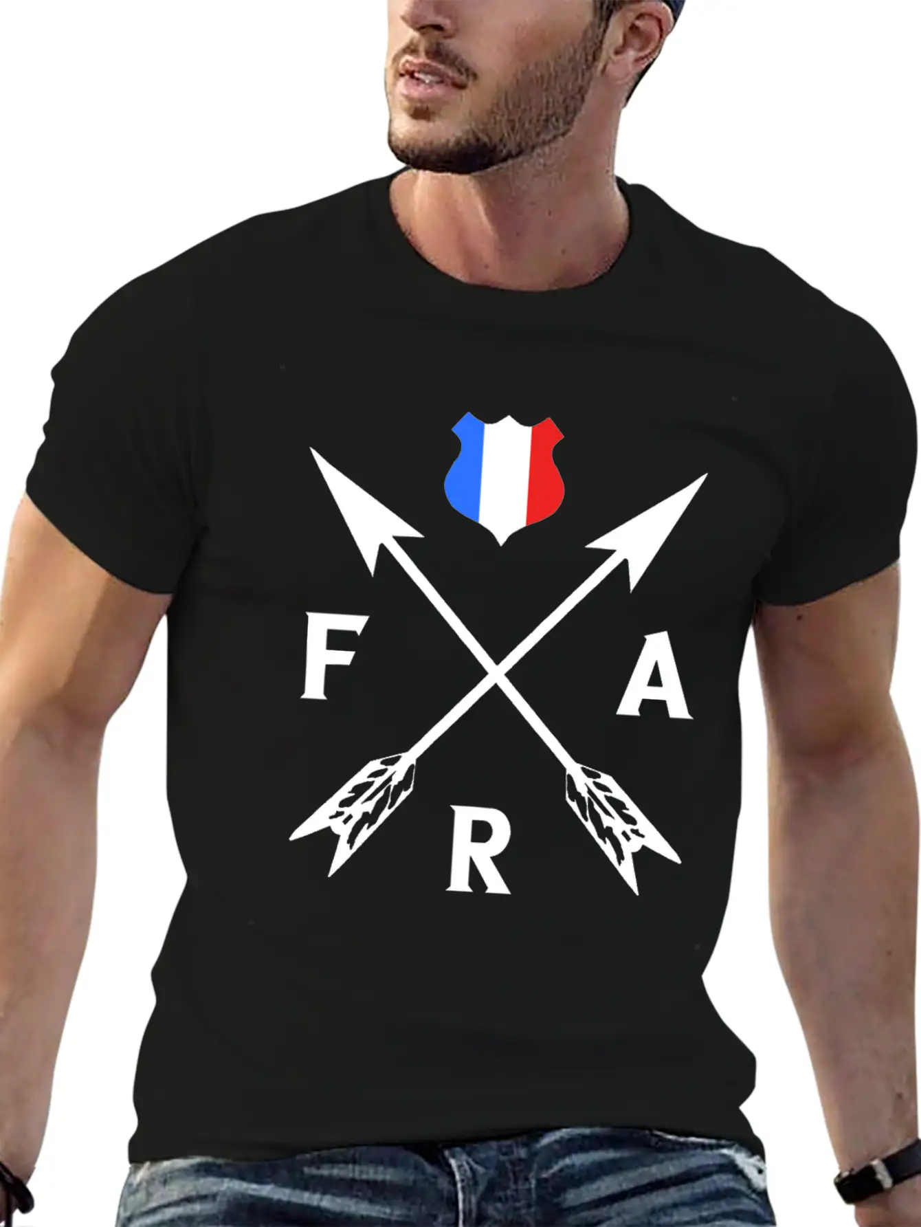 France Nationality Soccer Team Souvenir Gifts Unisex Casual T-Shirt ¨C Clean Design For Daily Comfort
