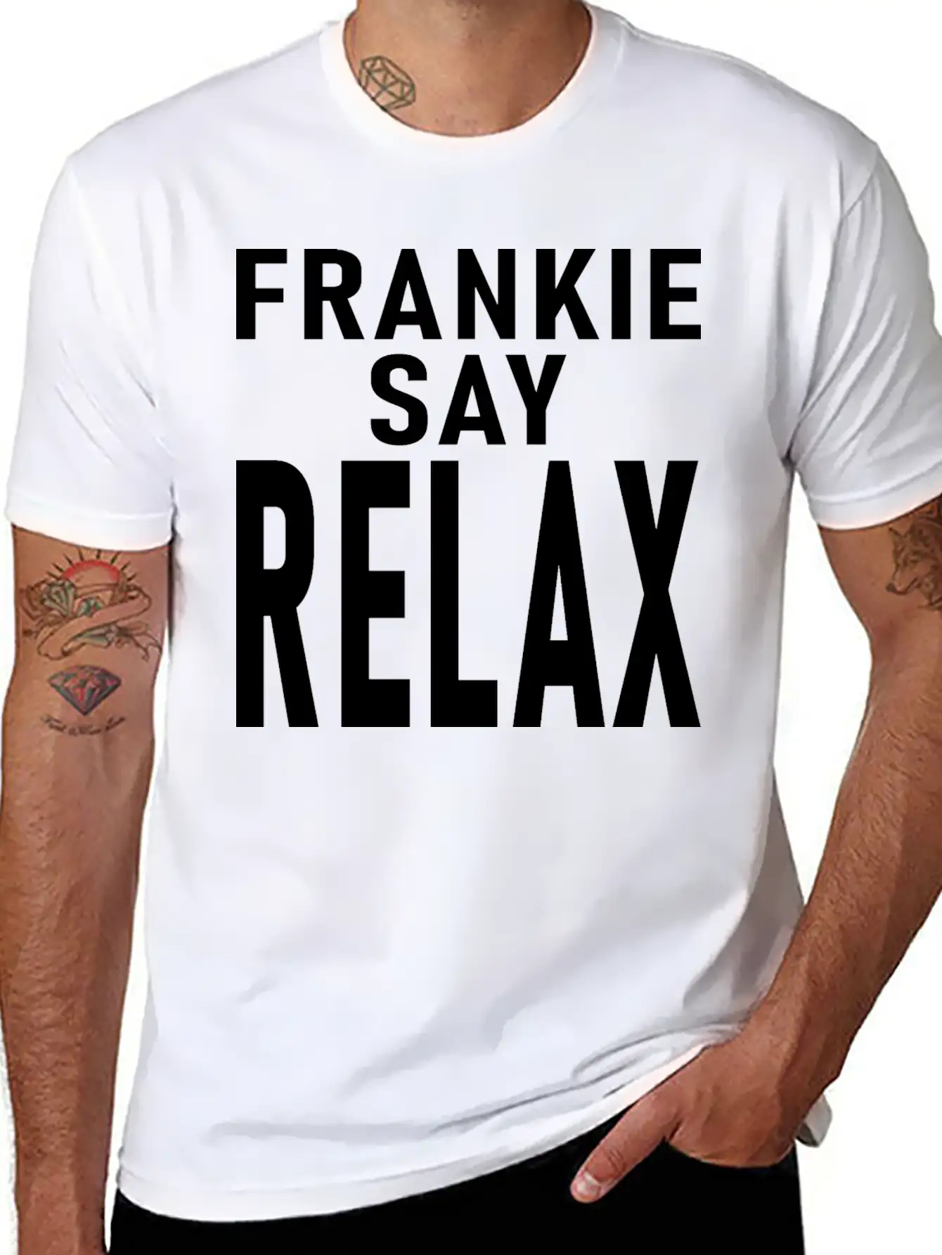 Frankie Say Relax Soft Cotton Short Sleeve Tee ¨C Unisex Wardrobe Staple