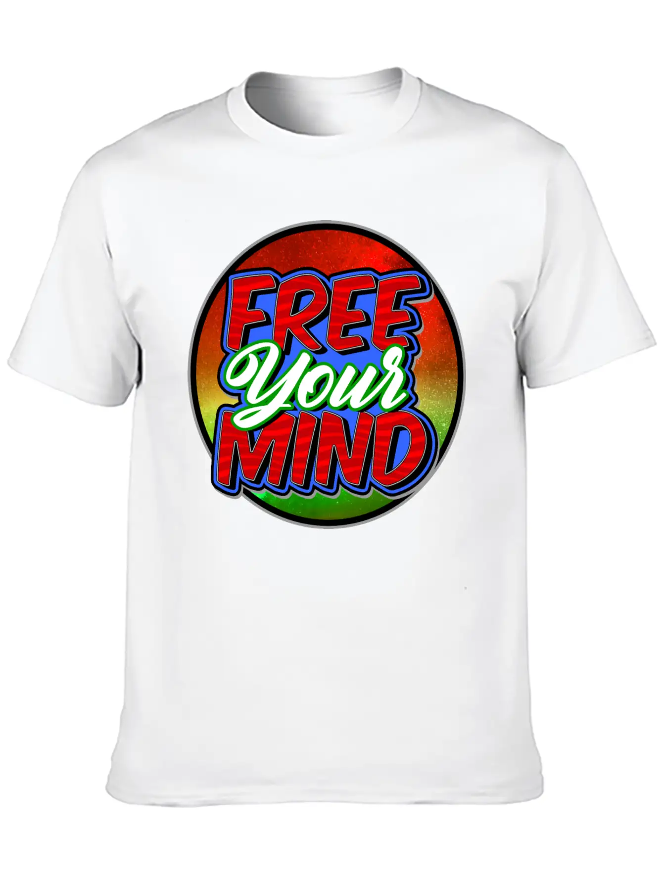 Free Your Mind Basic Graphic T-Shirt ¨C Daily Comfort In Soft Cotton