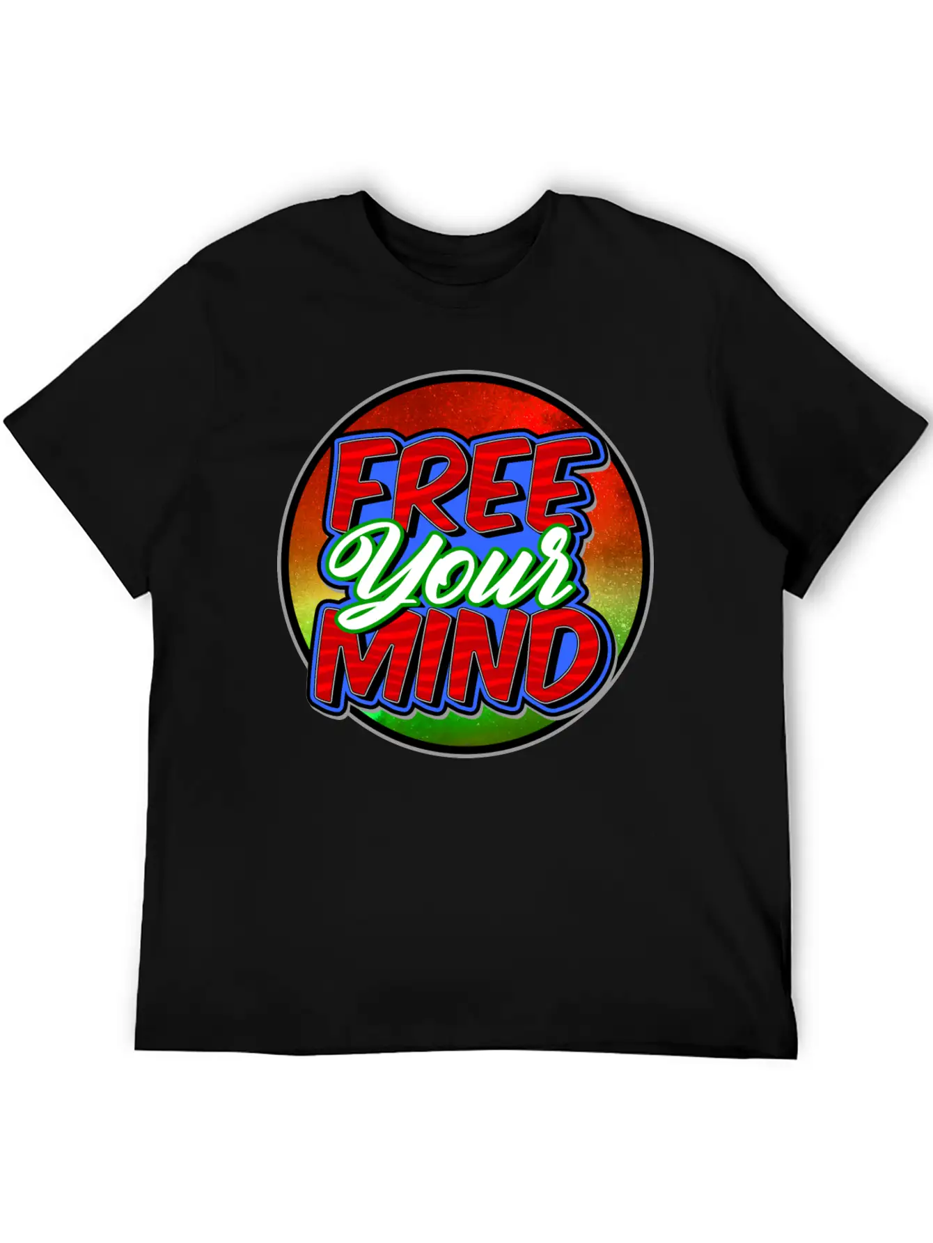 Free Your Mind Basic Graphic T-Shirt ¨C Daily Comfort In Soft Cotton