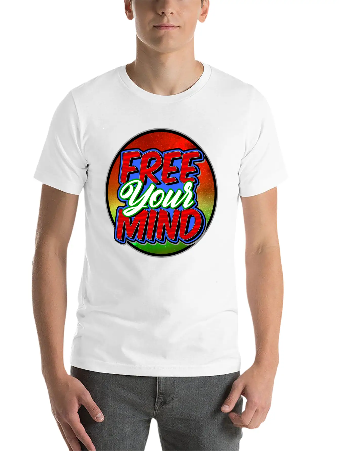 Free Your Mind Basic Graphic T-Shirt ¨C Daily Comfort In Soft Cotton
