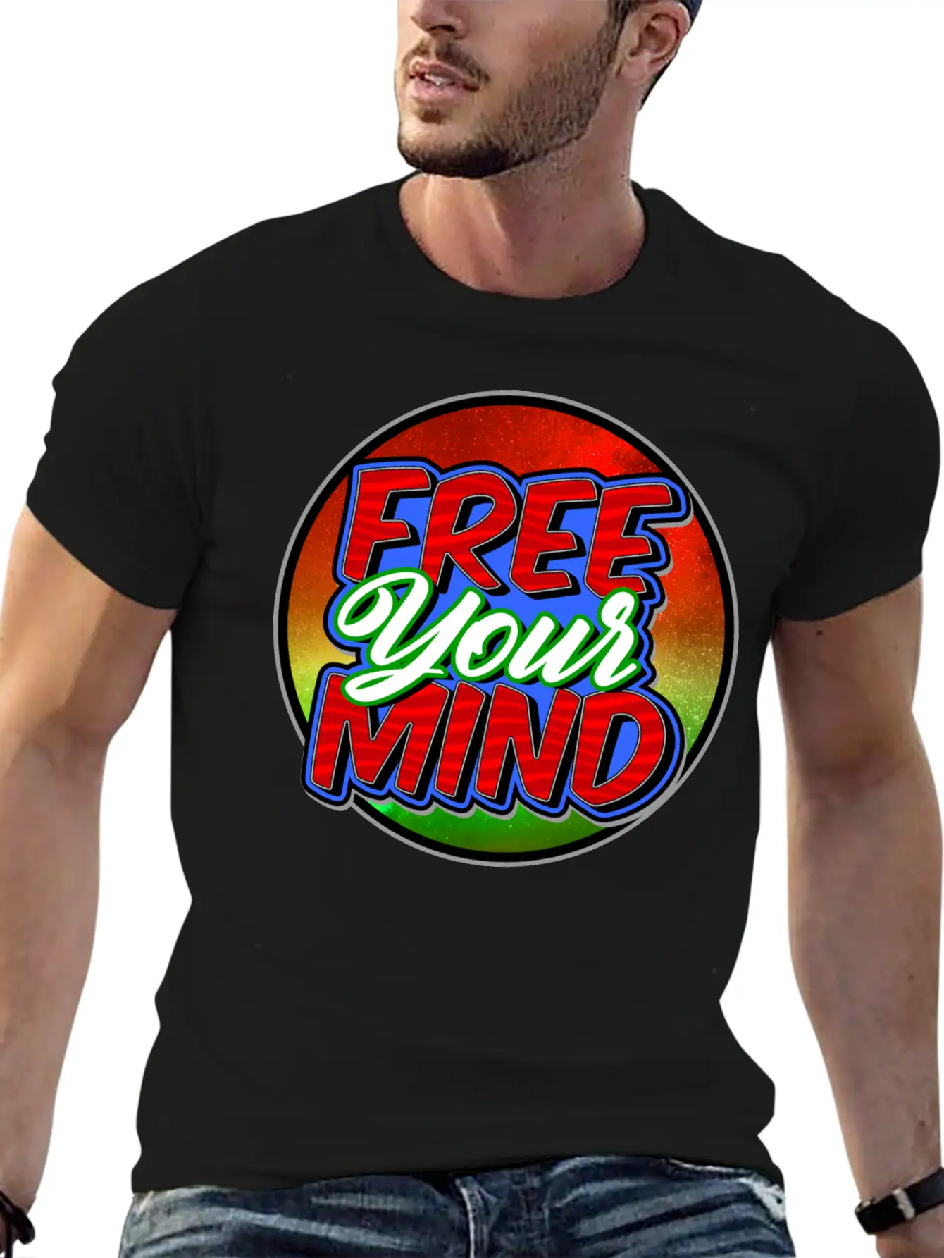 Free Your Mind Basic Graphic T-Shirt ¨C Daily Comfort In Soft Cotton