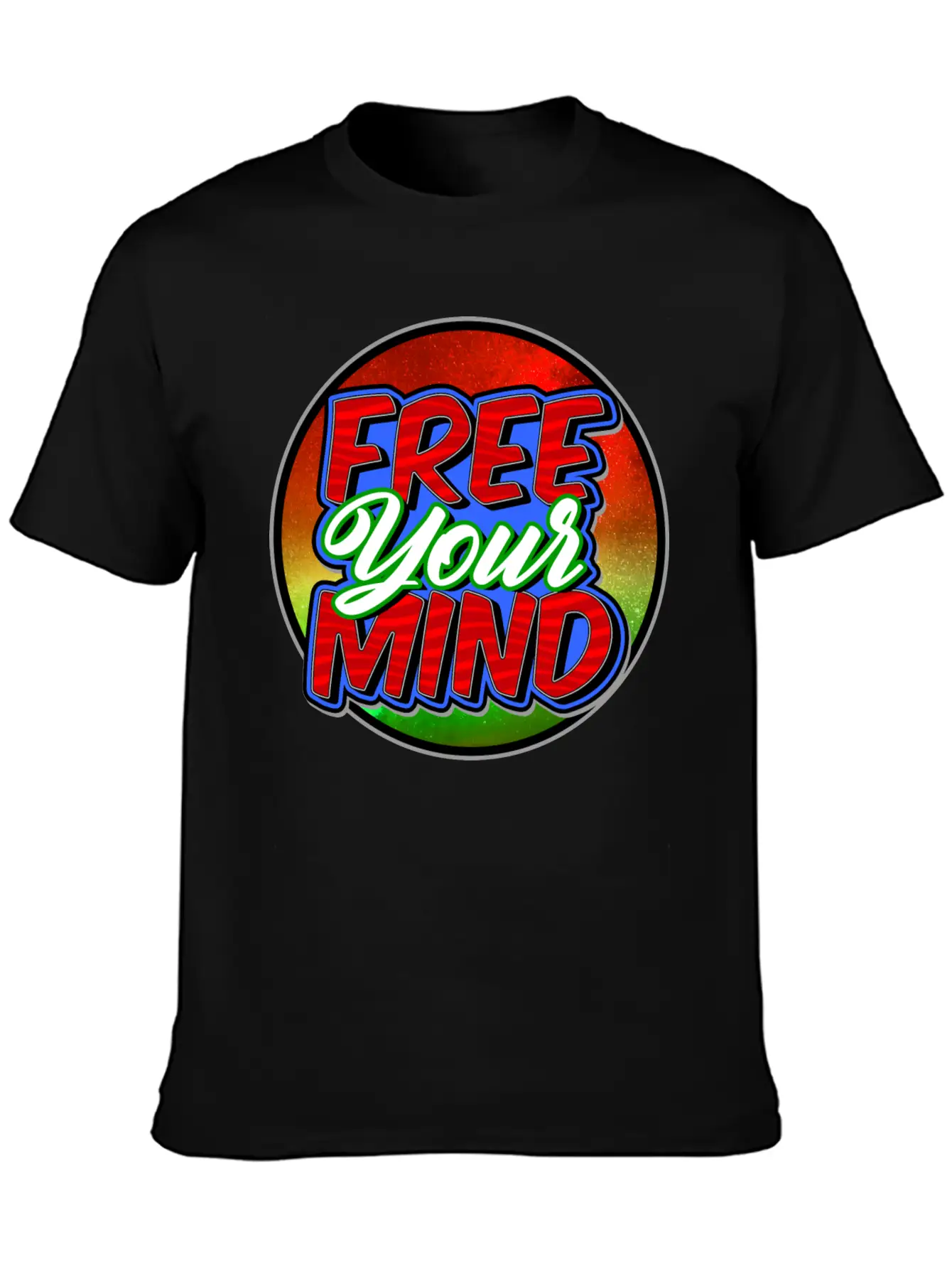 Free Your Mind Basic Graphic T-Shirt ¨C Daily Comfort In Soft Cotton