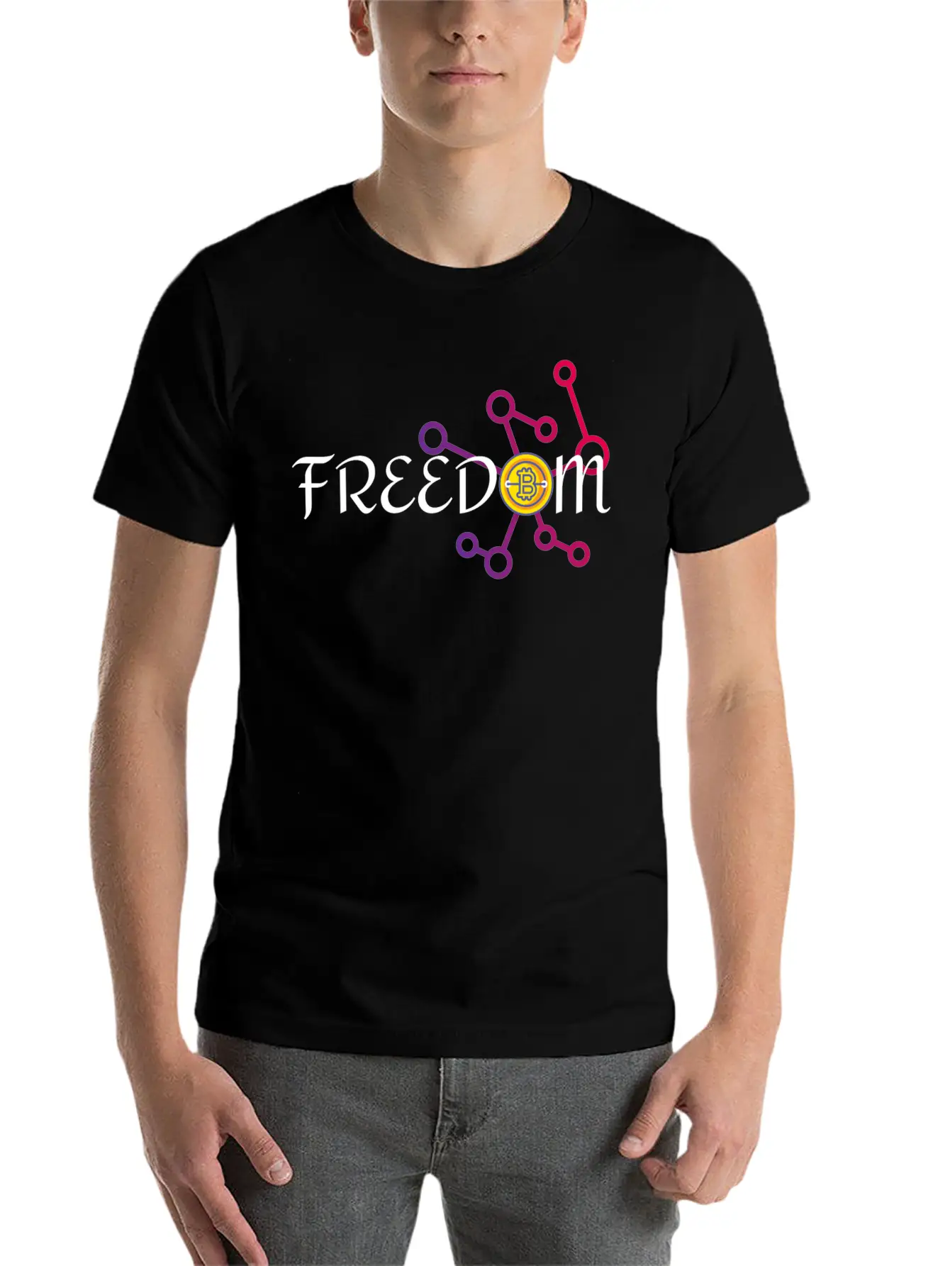 Freedom BTC Crypto Shirt Soft Cotton Short Sleeve Tee ¨C Unisex Wardrobe Staple