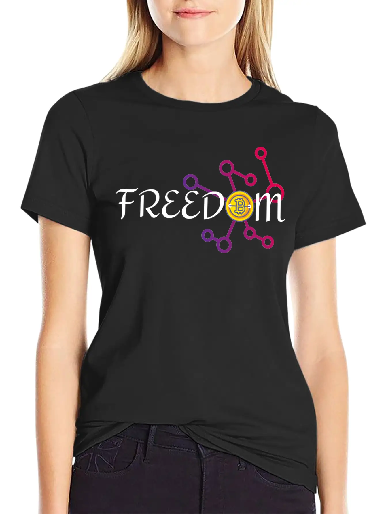 Freedom BTC Crypto Shirt Soft Cotton Short Sleeve Tee ¨C Unisex Wardrobe Staple