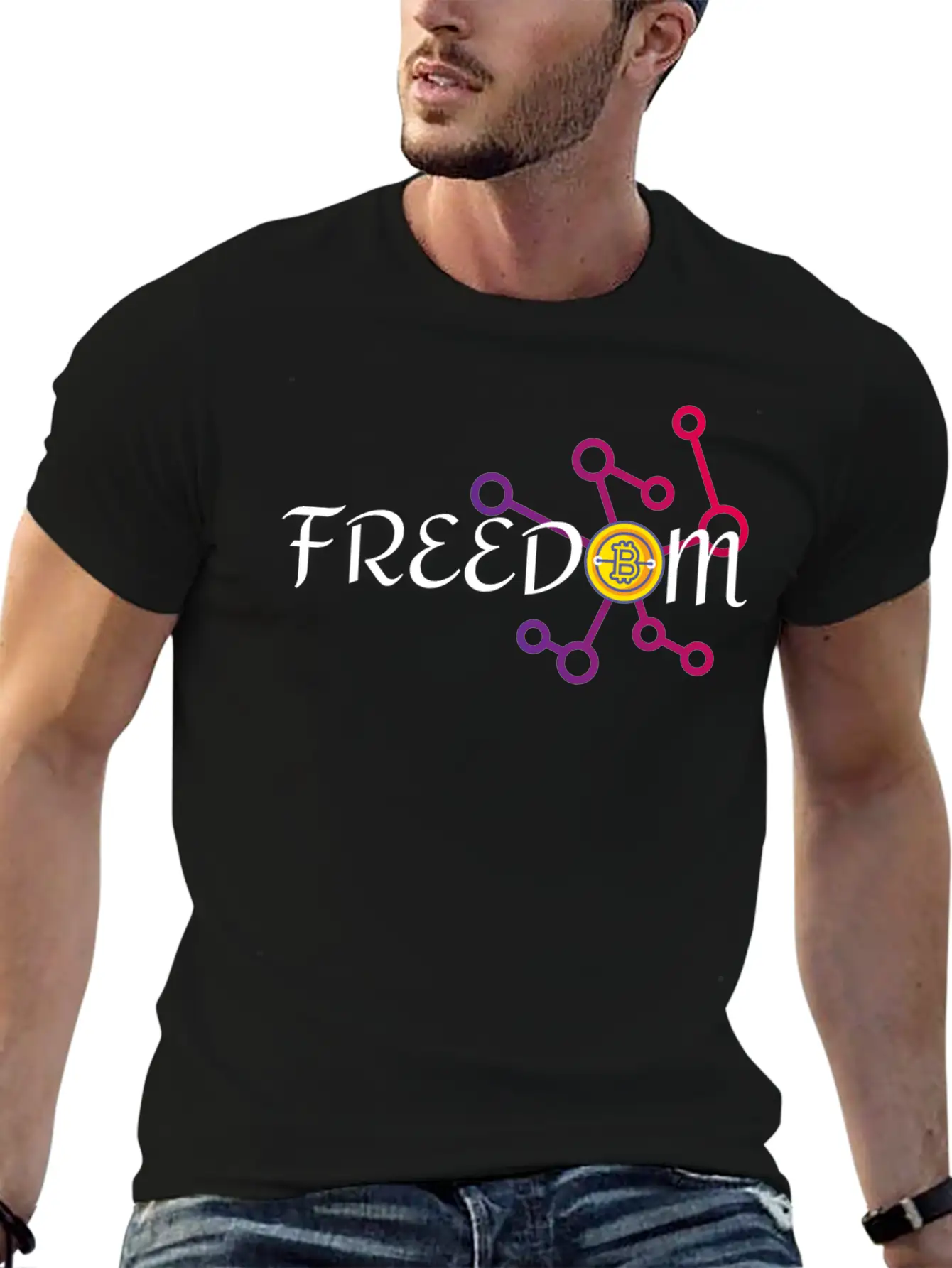 Freedom BTC Crypto Shirt Soft Cotton Short Sleeve Tee ¨C Unisex Wardrobe Staple