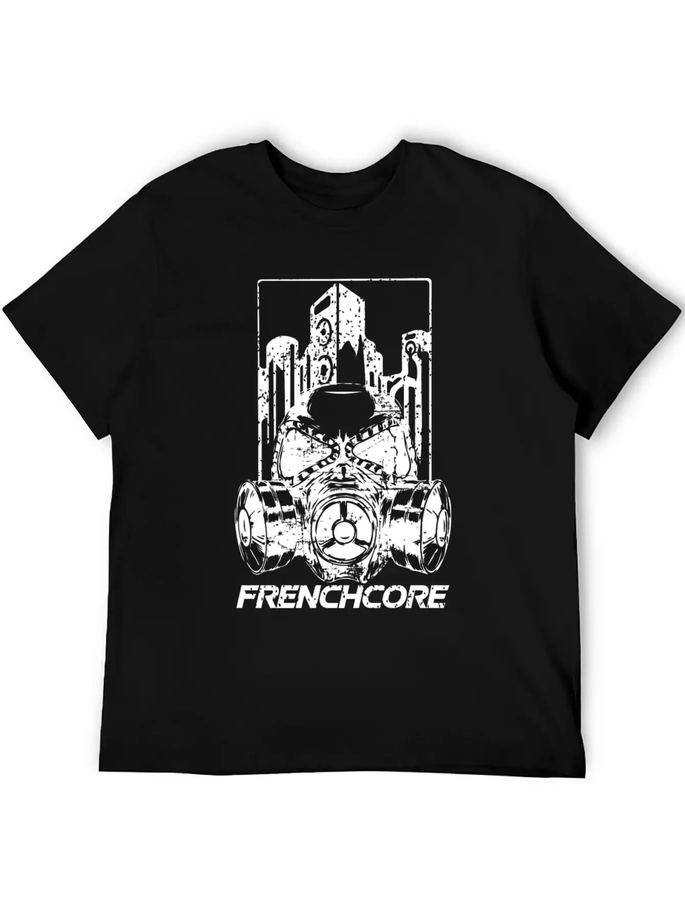 Frenchcore (white) Basic Graphic T-Shirt ¨C Daily Comfort In Soft Cotton