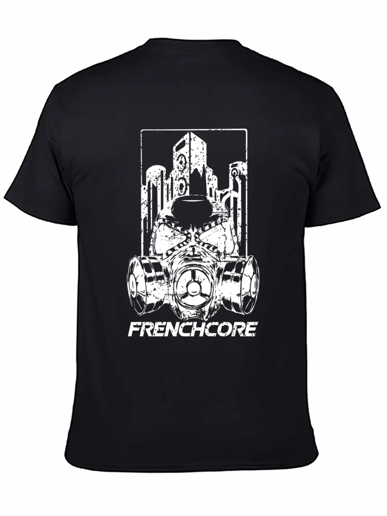Frenchcore (white) Basic Graphic T-Shirt ¨C Daily Comfort In Soft Cotton