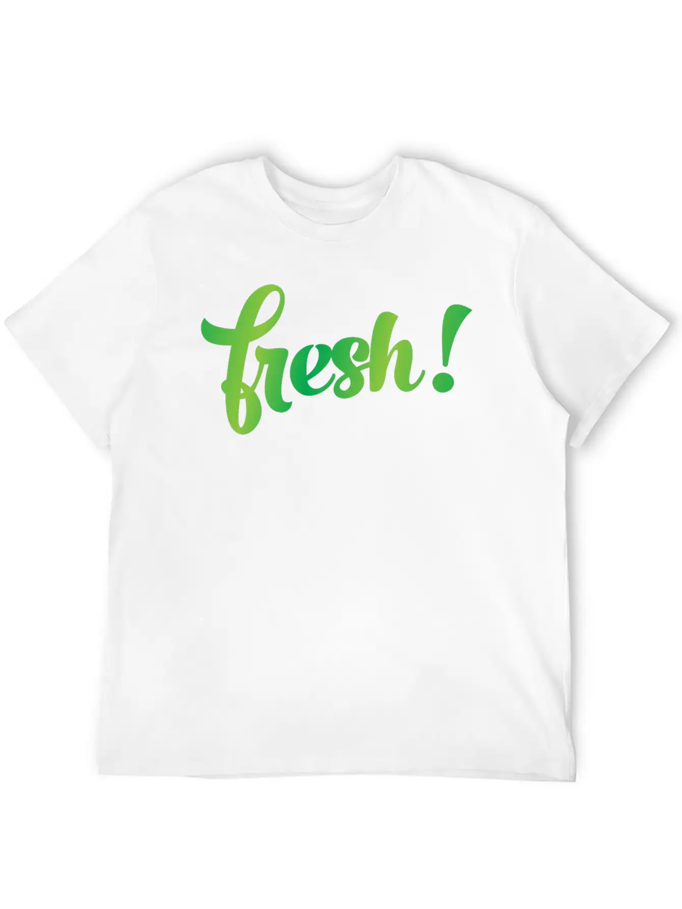 Fresh! Fresh Green New Bathe Feeling Basic Graphic T-Shirt ¨C Daily Comfort In Soft Cotton