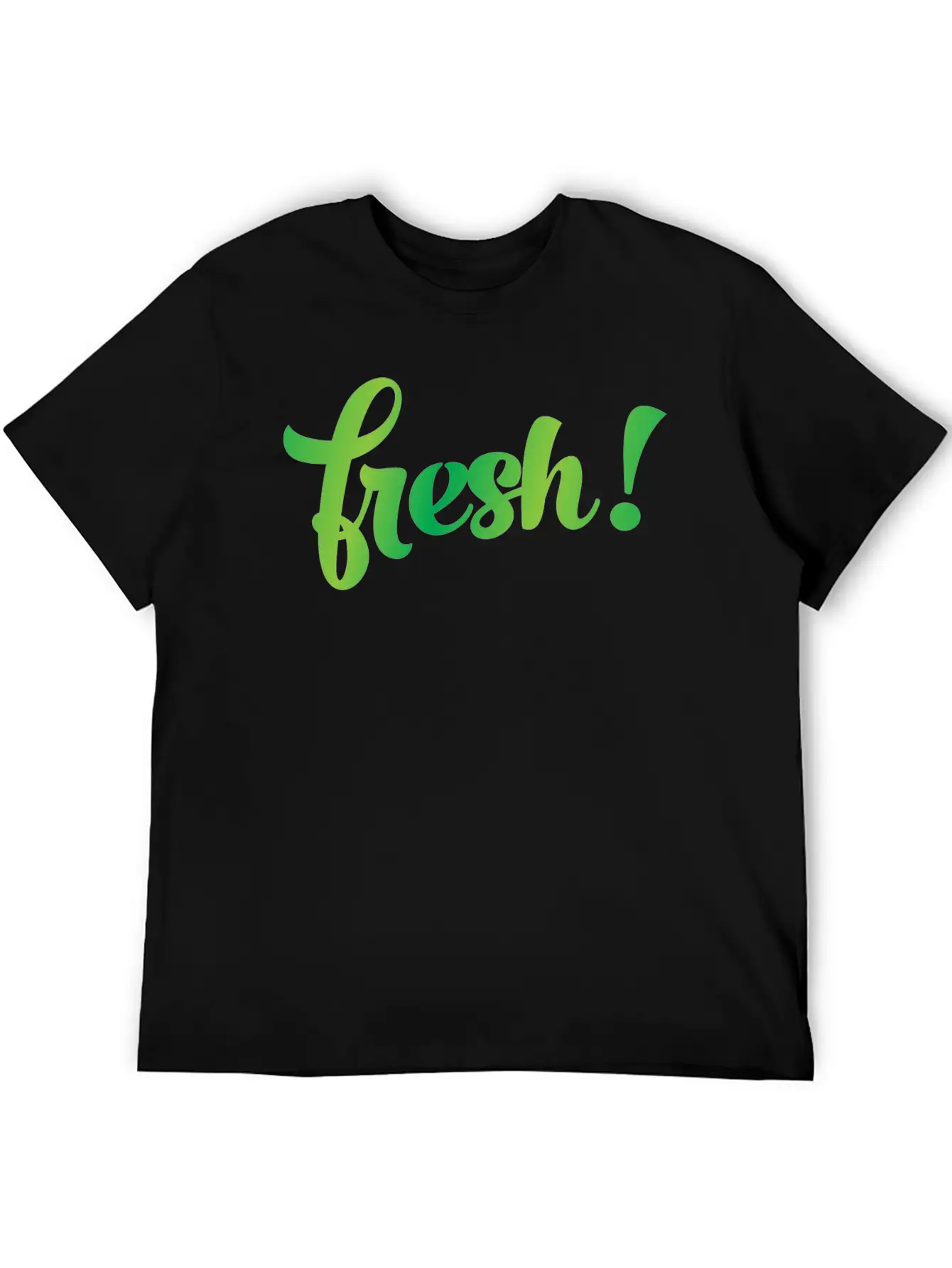 Fresh! Fresh Green New Bathe Feeling Basic Graphic T-Shirt ¨C Daily Comfort In Soft Cotton