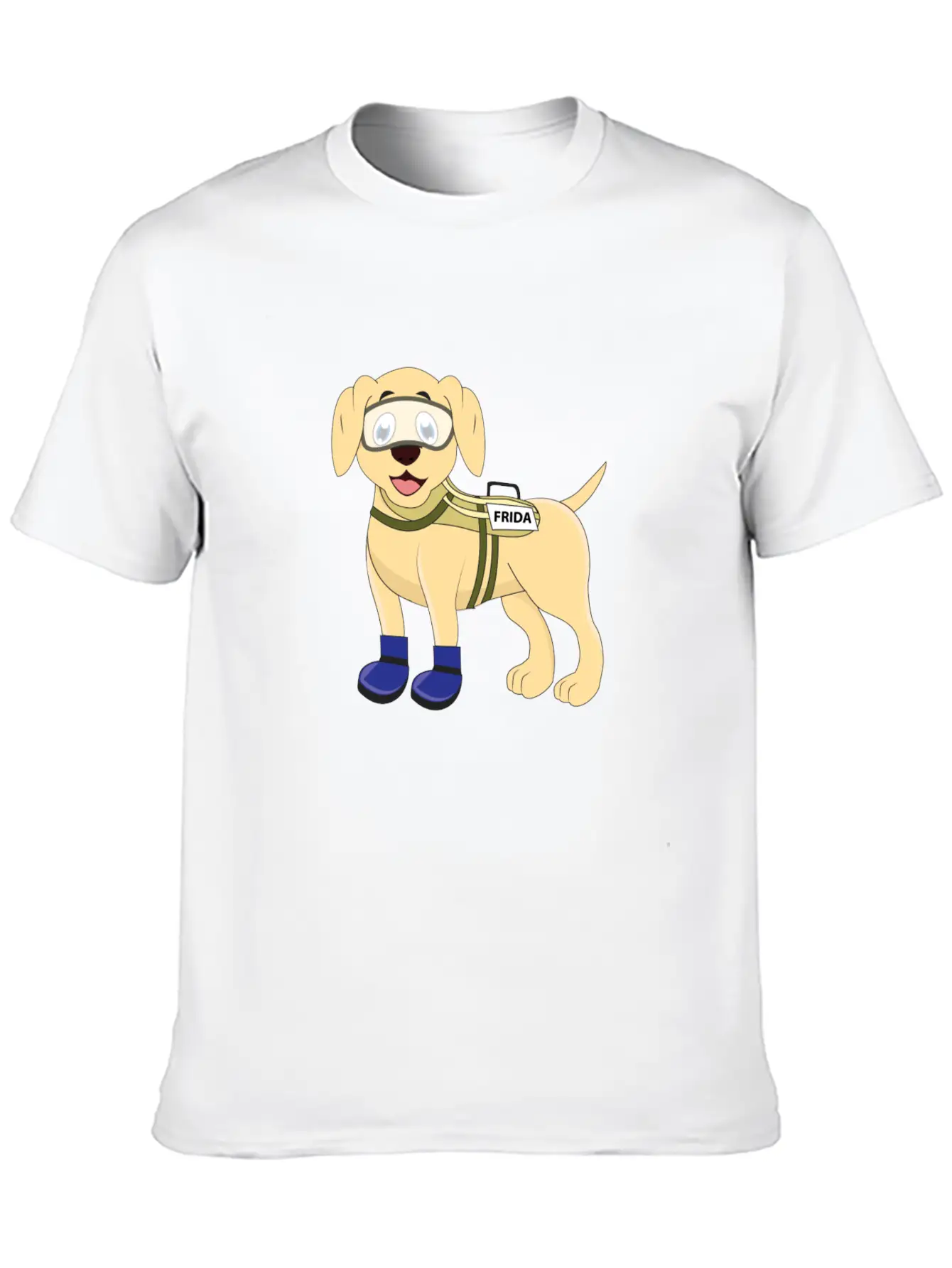 Frida The Rescue Dog Basic Graphic T-Shirt ¨C Daily Comfort In Soft Cotton