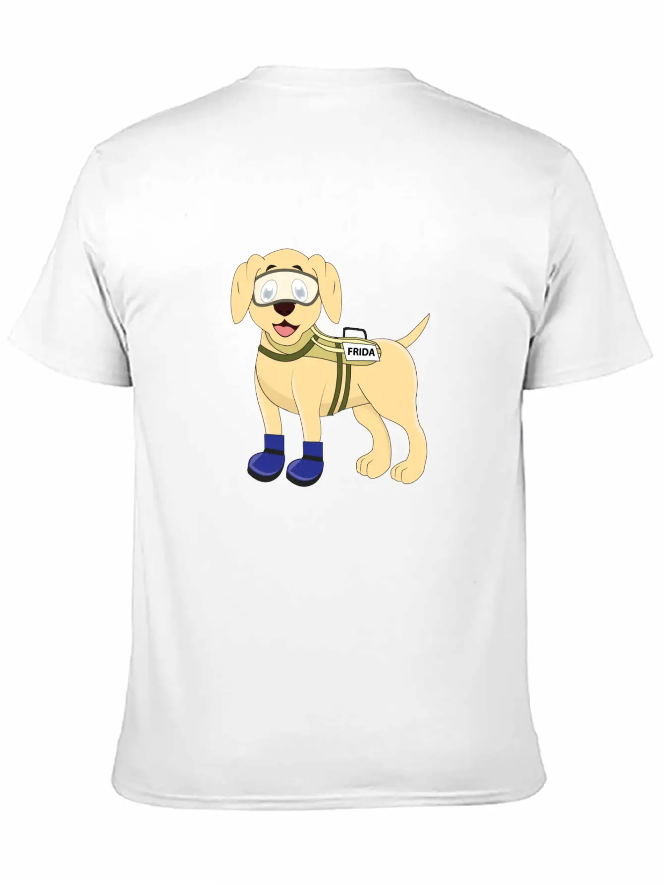 Frida The Rescue Dog Basic Graphic T-Shirt ¨C Daily Comfort In Soft Cotton