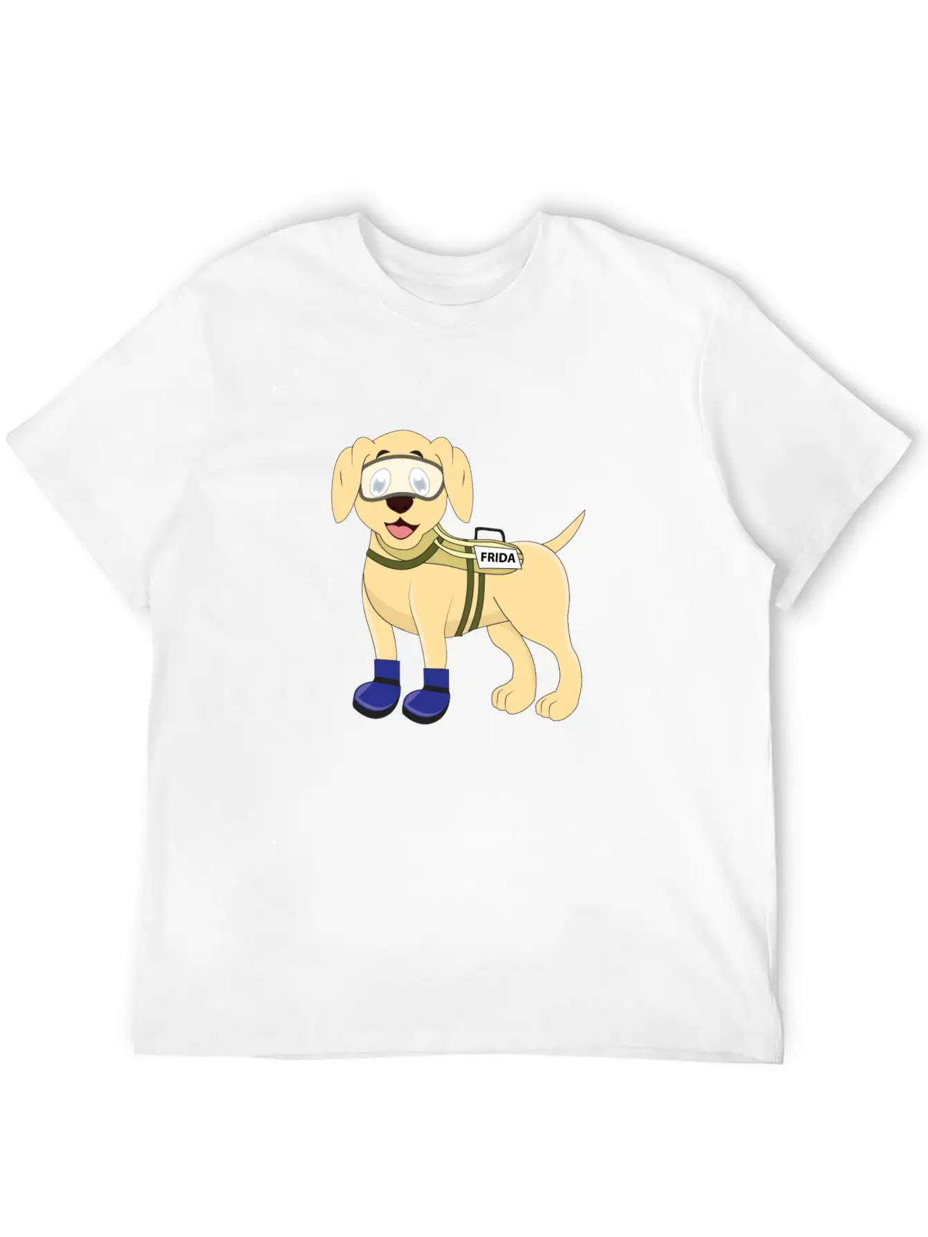 Frida The Rescue Dog Basic Graphic T-Shirt ¨C Daily Comfort In Soft Cotton