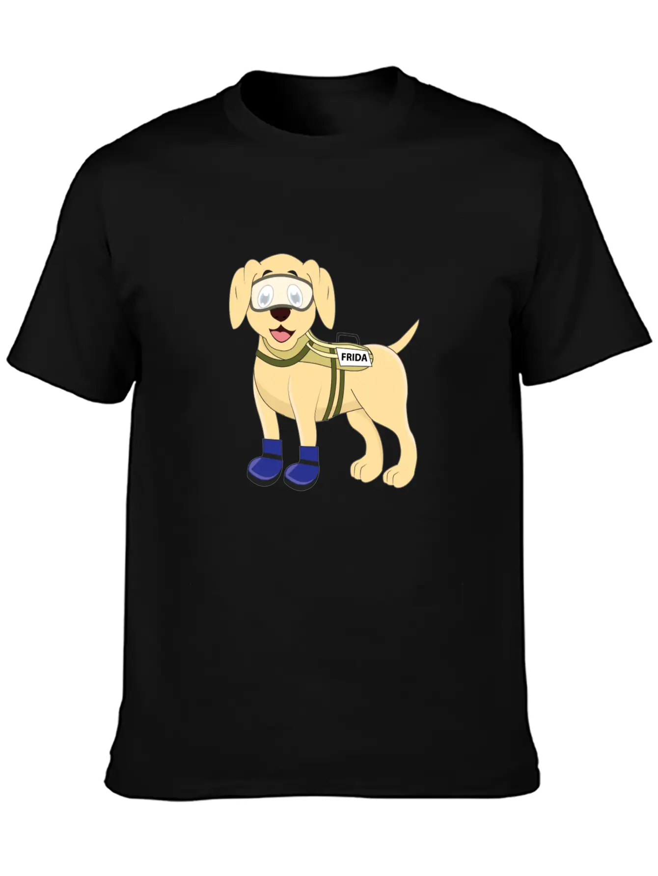 Frida The Rescue Dog Basic Graphic T-Shirt ¨C Daily Comfort In Soft Cotton