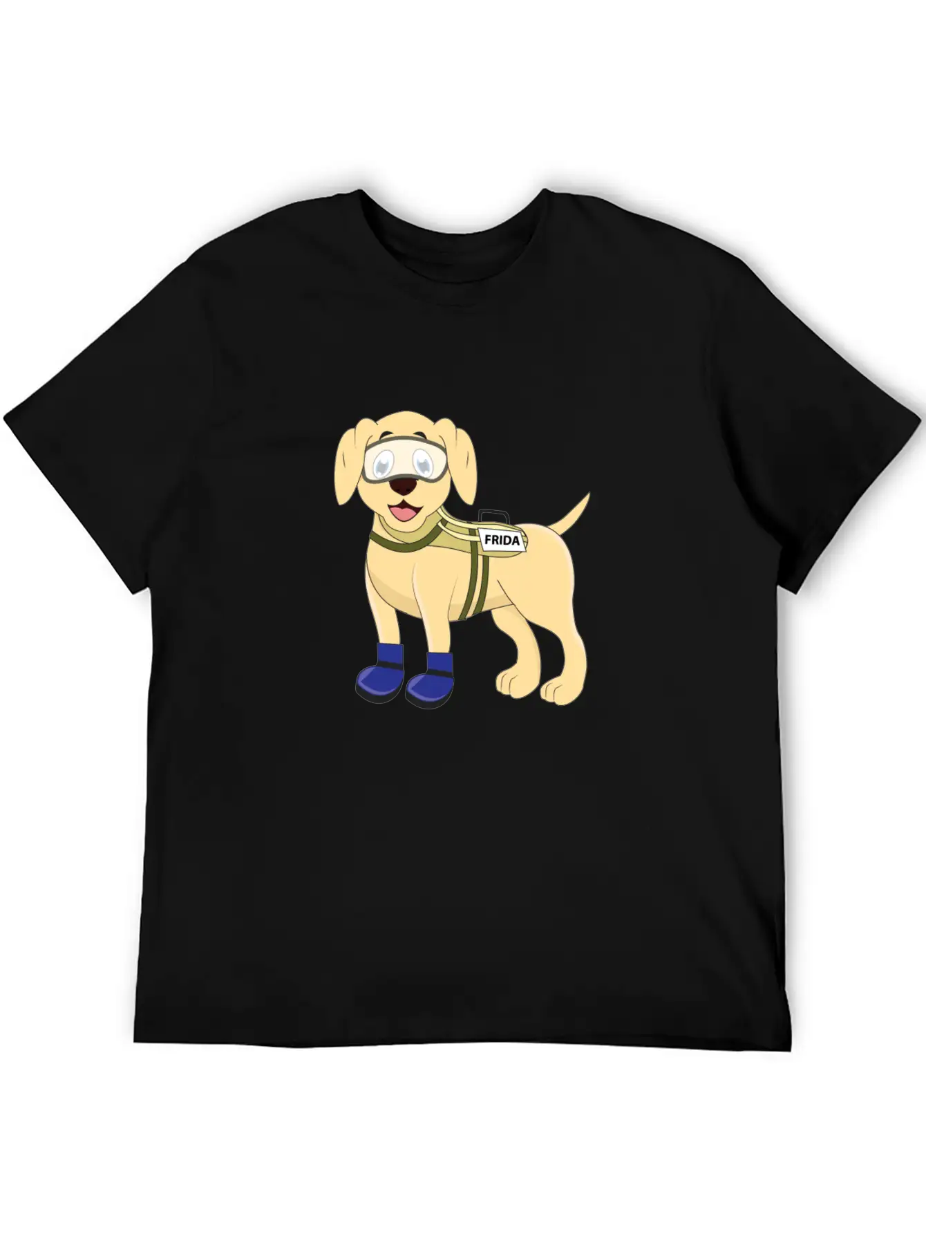 Frida The Rescue Dog Basic Graphic T-Shirt ¨C Daily Comfort In Soft Cotton